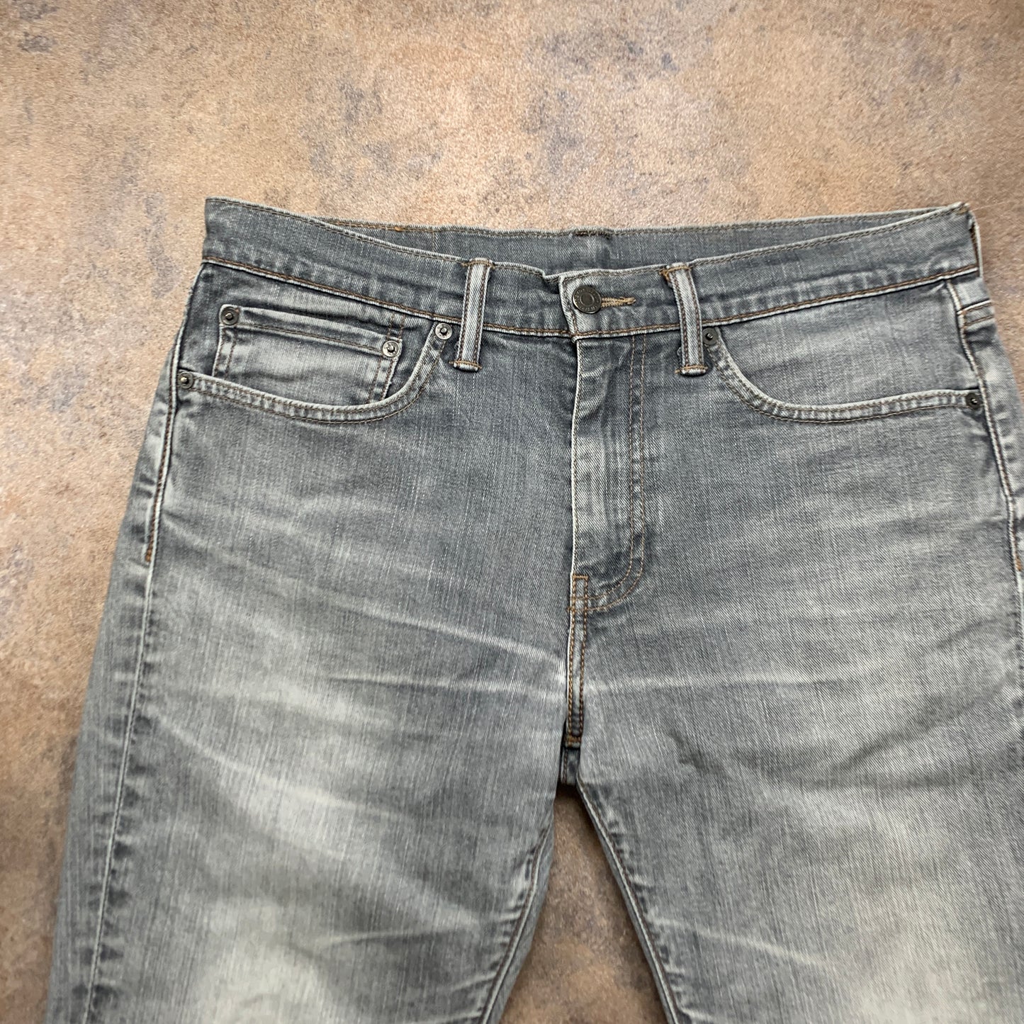 LEVI'S 511 Jeans W34 L31 Mens Slim Fit Grey
