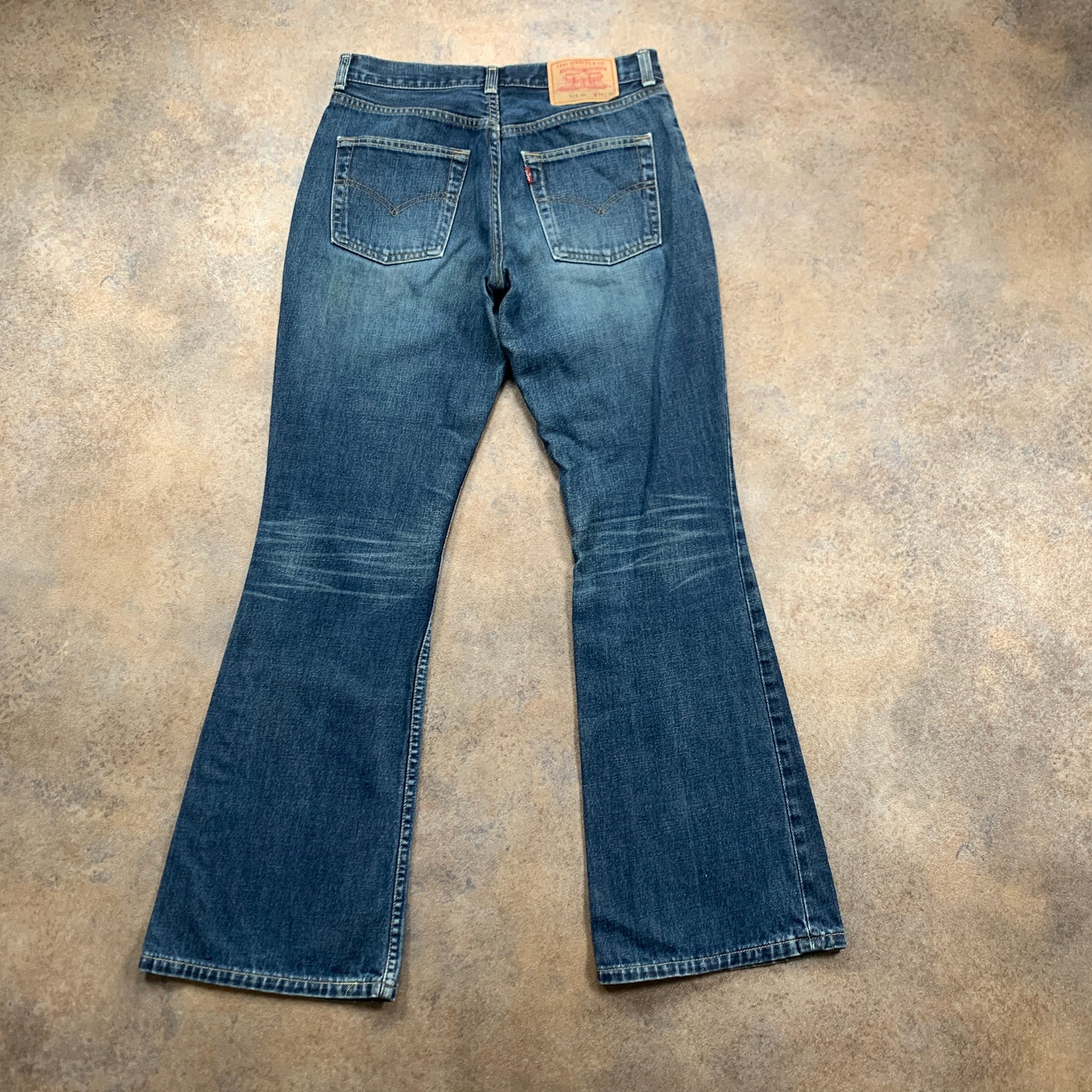 Vintage LEVI'S 525 Jeans W30 L30 Mens Bootcut Slim Fit Blue