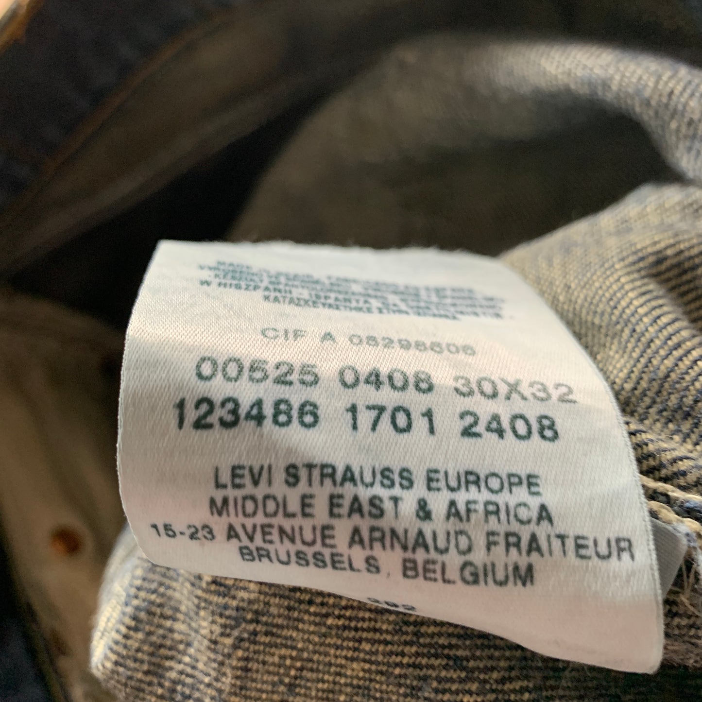 Vintage LEVI'S 525 Jeans W30 L30 Mens Bootcut Slim Fit Blue