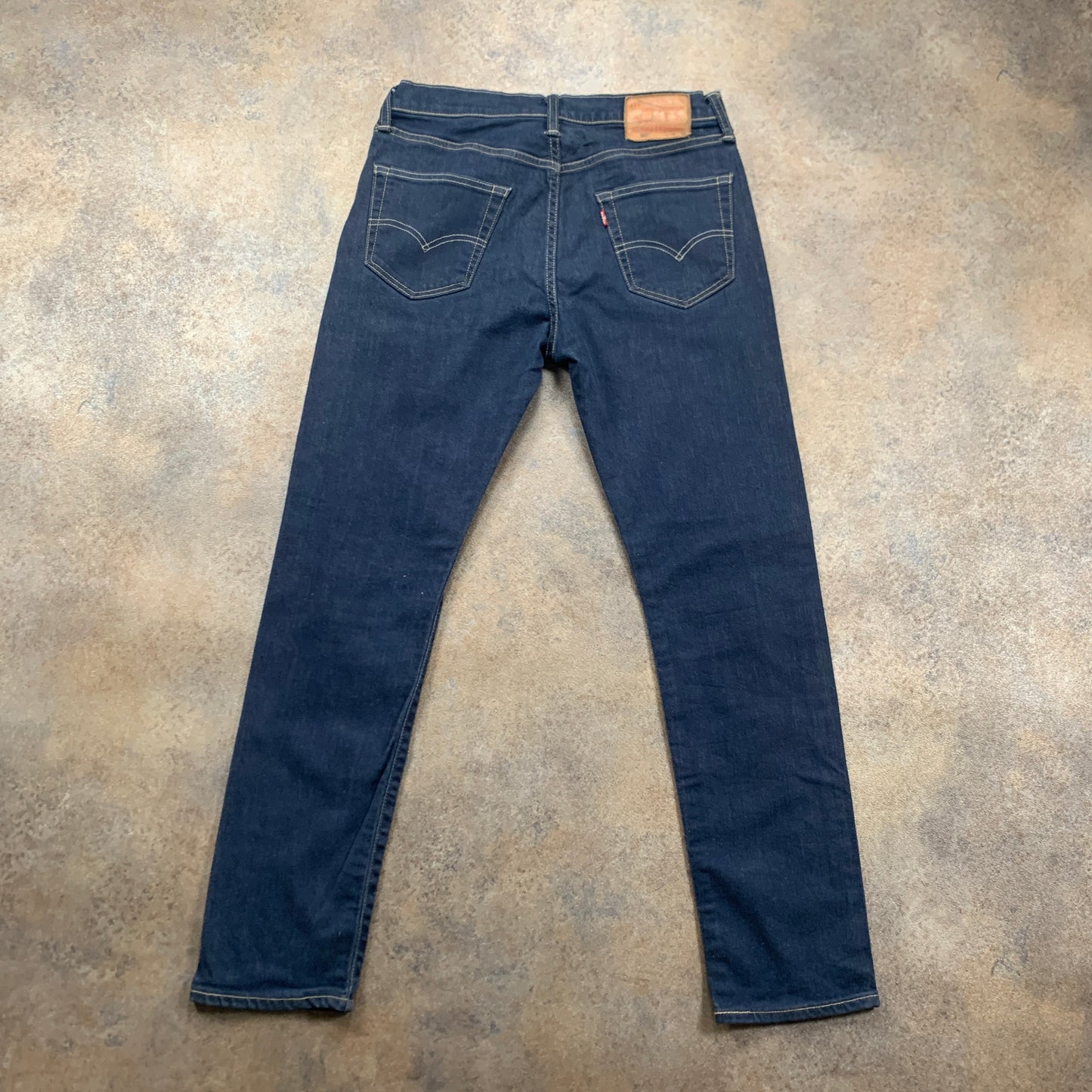 LEVI'S 522 Jeans W30 L30 Mens Slim Fit Tapered Blue