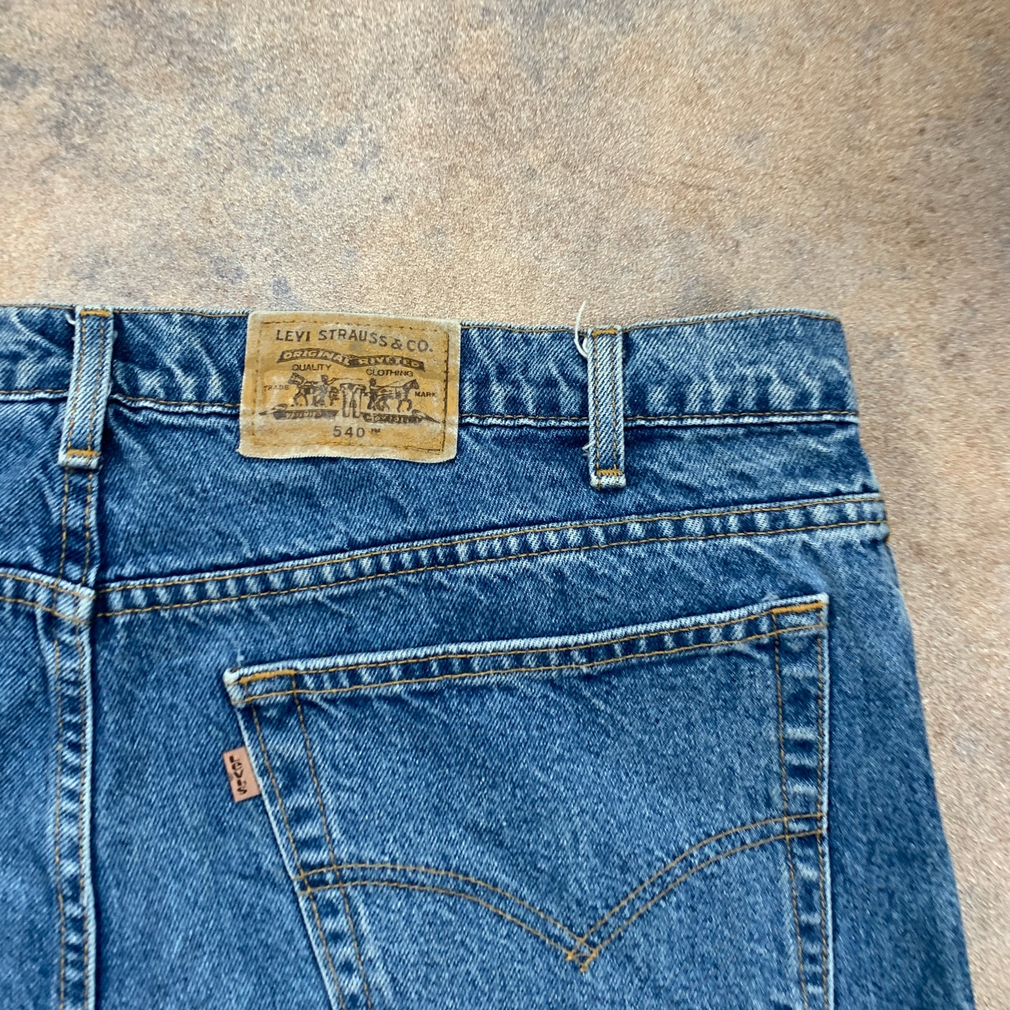 Vintage LEVI'S 540 Signature Jeans W42 L32 Mens Relaxed Fit Straight Blue