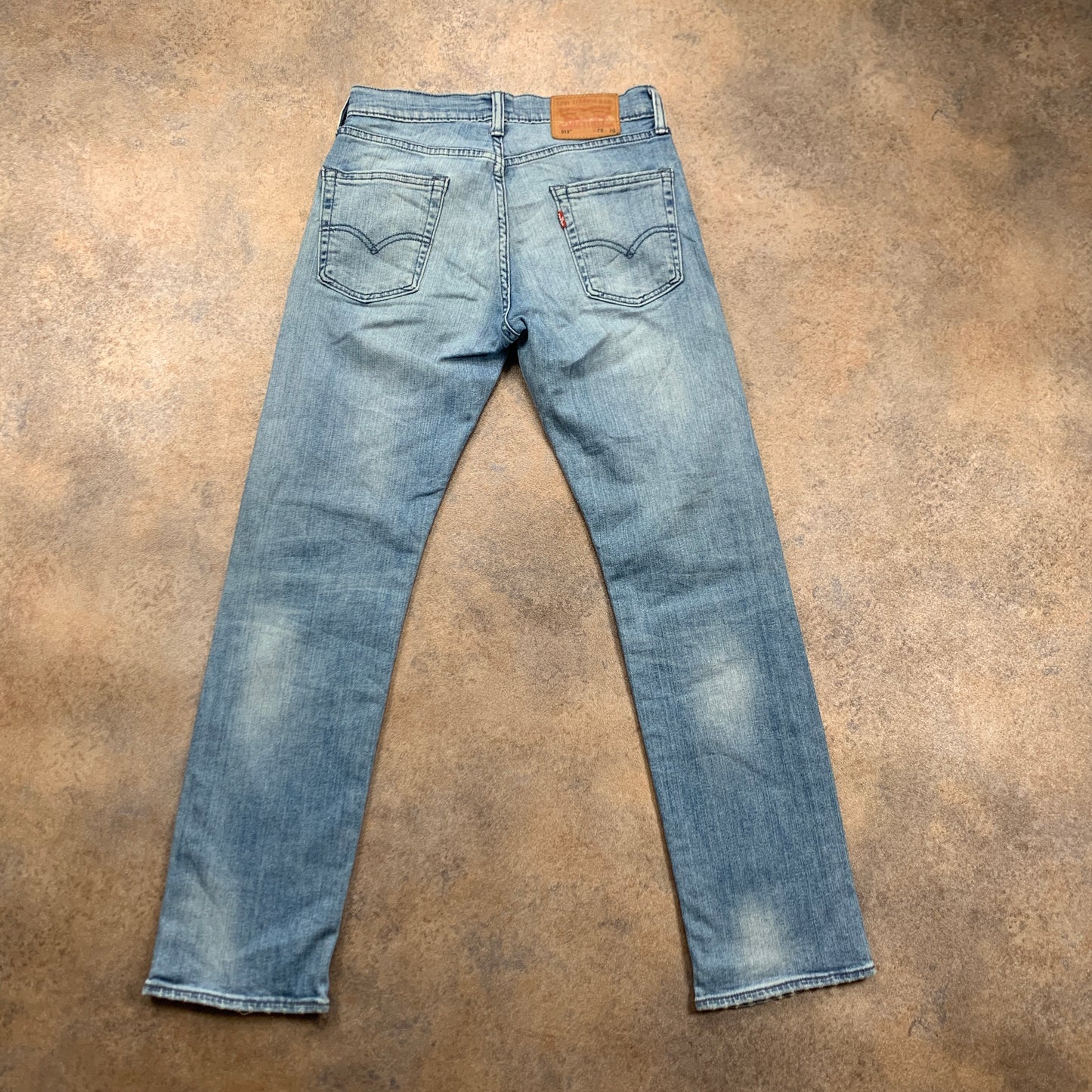 LEVI'S 513 Jeans W28 L30 Mens Slim Fit Blue