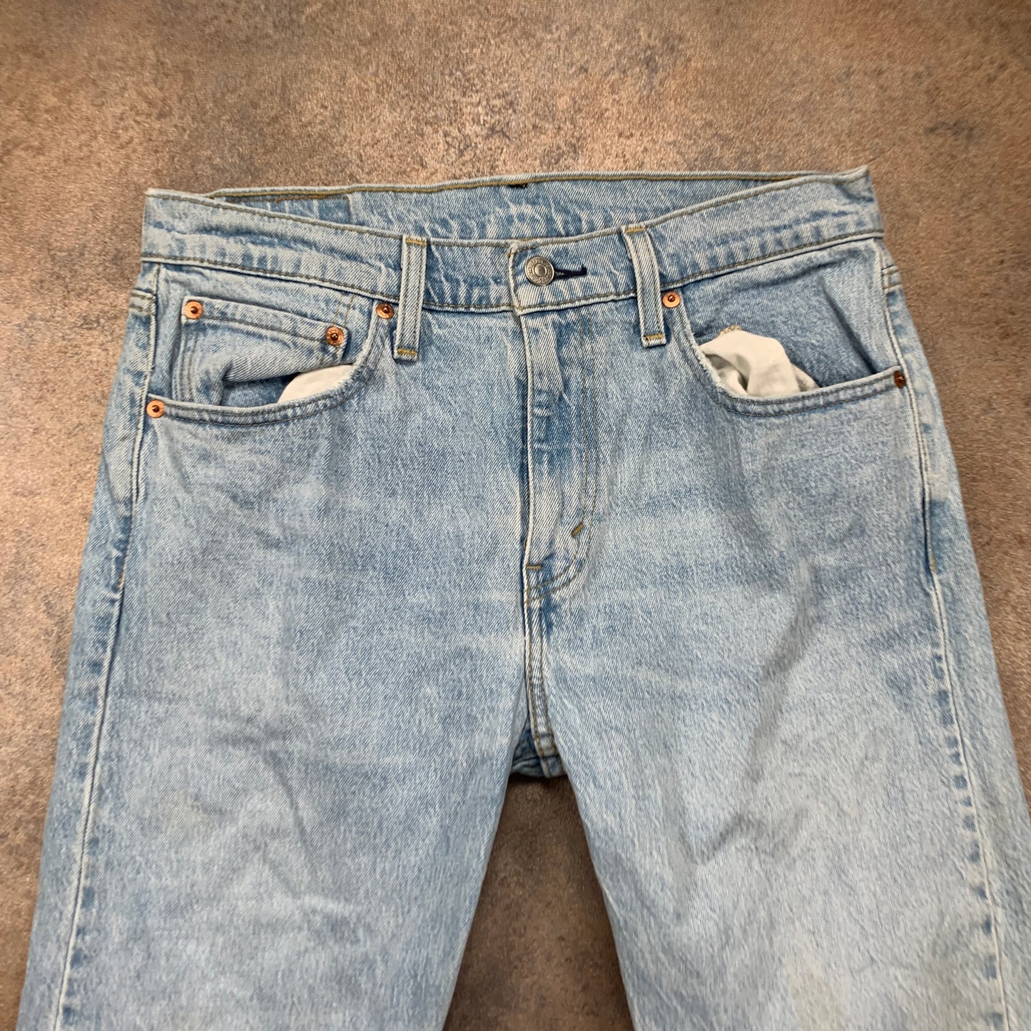 LEVI'S 512 Jeans W32 L34 Mens Slim Fit Tapered Blue