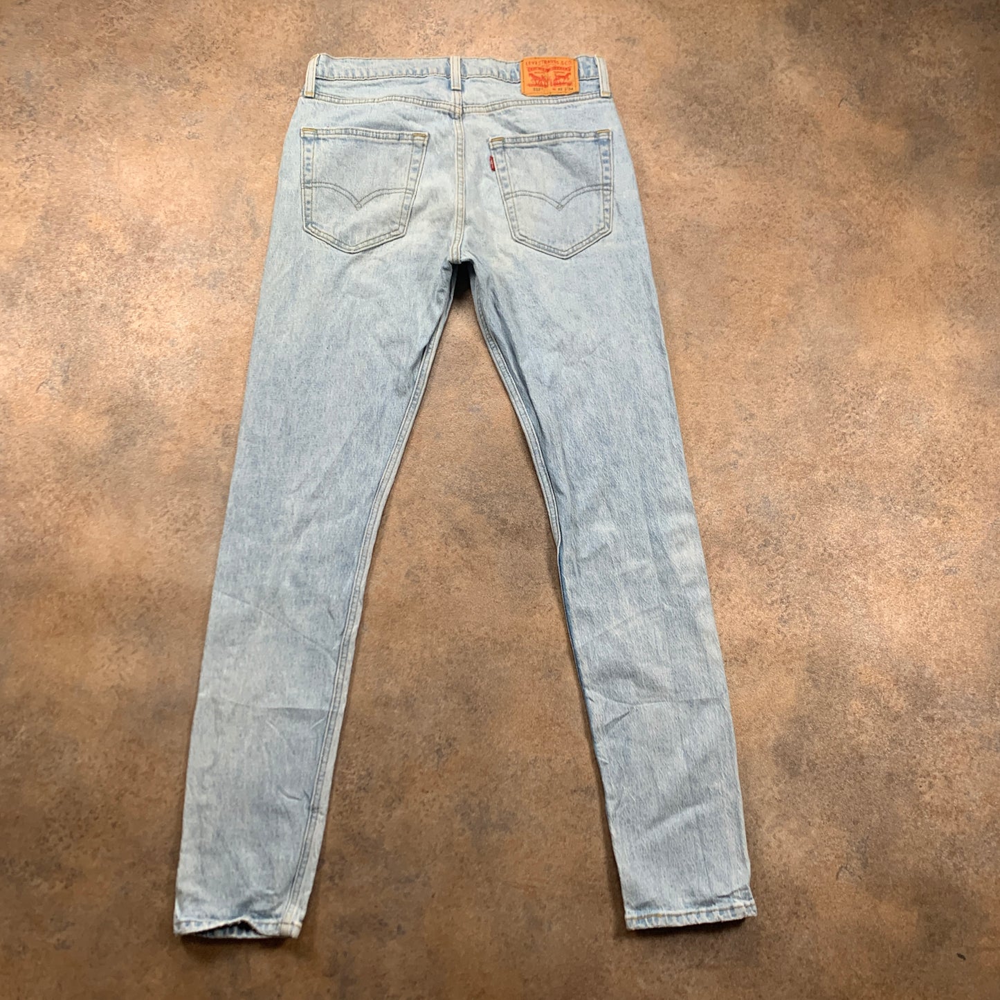 LEVI'S 512 Jeans W32 L34 Mens Slim Fit Tapered Blue