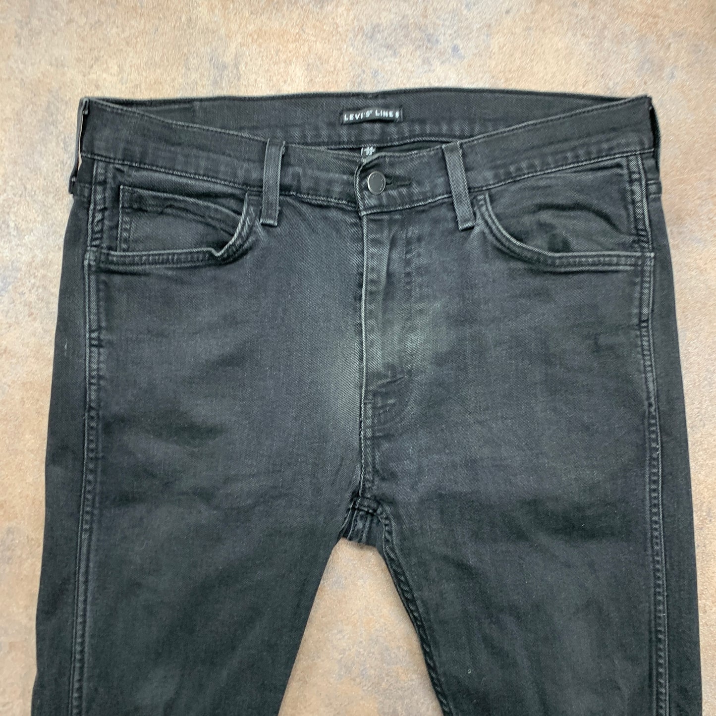 LEVI'S Line 8 Jeans W34 L30 Mens Skinny Fit Grey