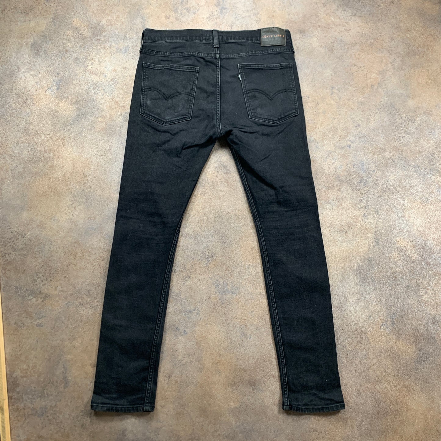LEVI'S Line 8 Jeans W34 L30 Mens Skinny Fit Grey