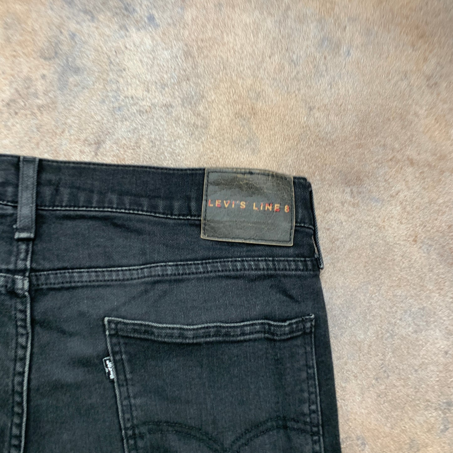 LEVI'S Line 8 Jeans W34 L30 Mens Skinny Fit Grey