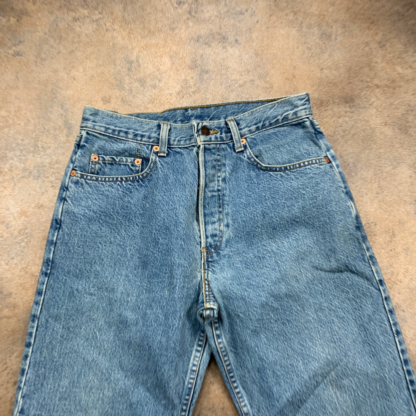 Vintage LEVI'S 618 Jeans W30 L32 Mens Regular Fit Tapered Blue 70s