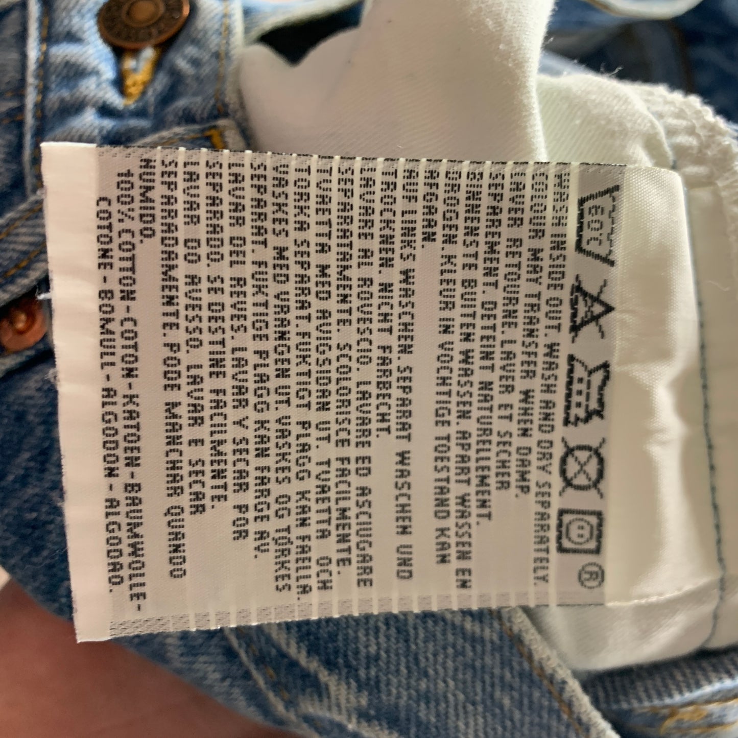Vintage LEVI'S 618 Jeans W30 L32 Mens Regular Fit Tapered Blue 70s