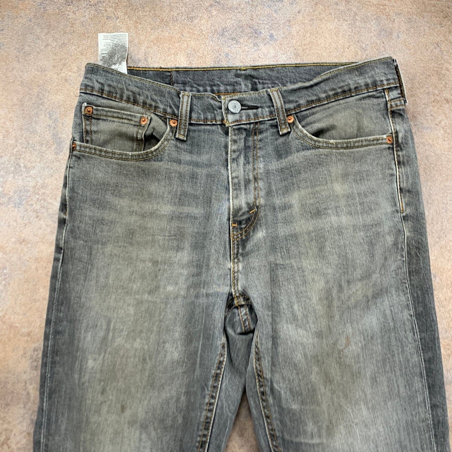 LEVI'S 541 Jeans W32 L32 Mens Slim Fit Tapered Grey