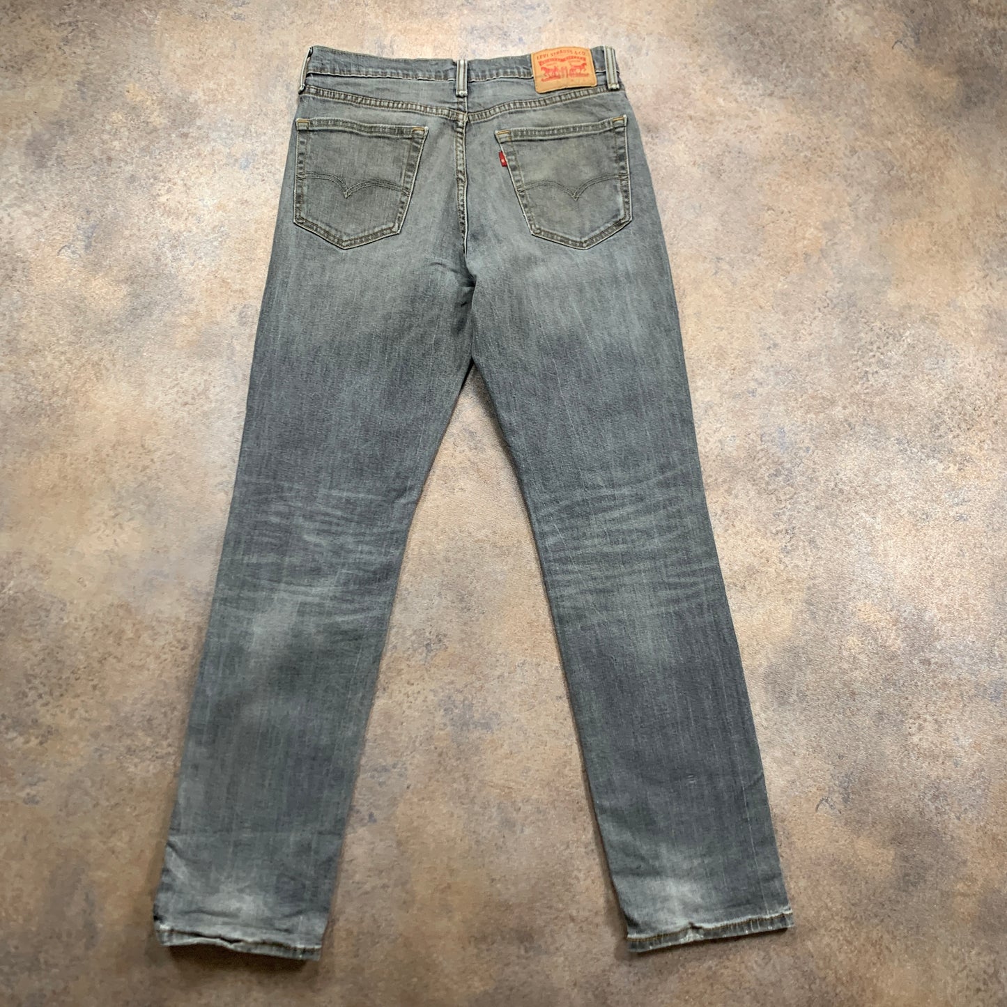 LEVI'S 541 Jeans W32 L32 Mens Slim Fit Tapered Grey