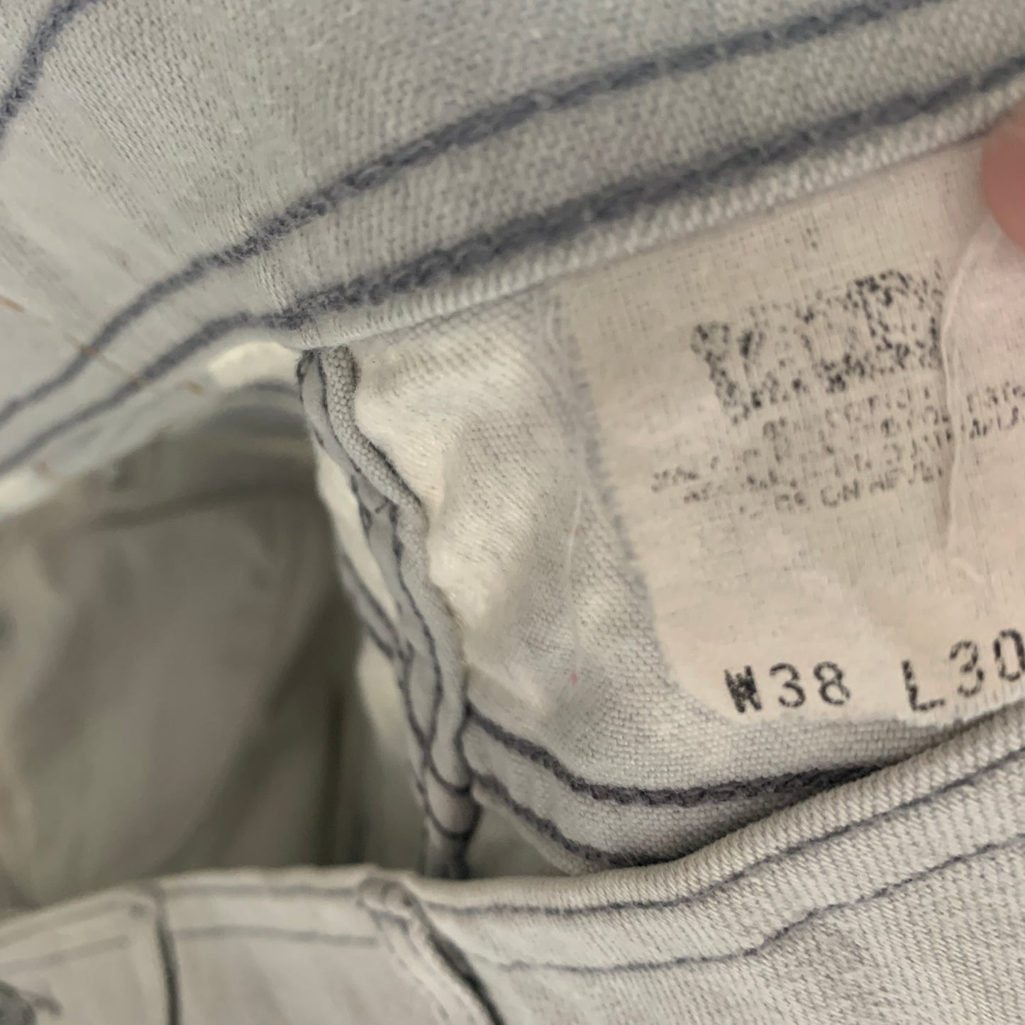 Vintage LEVI'S 70s Jeans W36 L28 Mens Relaxed Fit Straight Grey