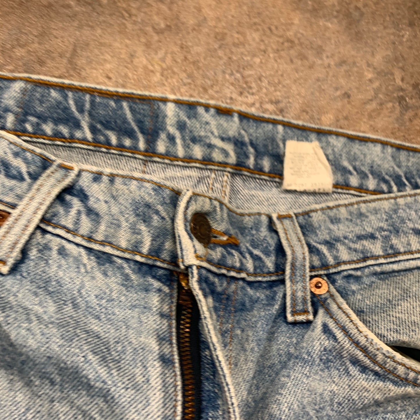 Vintage LEVI'S 550 Jeans W34 L36 Mens Relaxed Fit Straight Blue