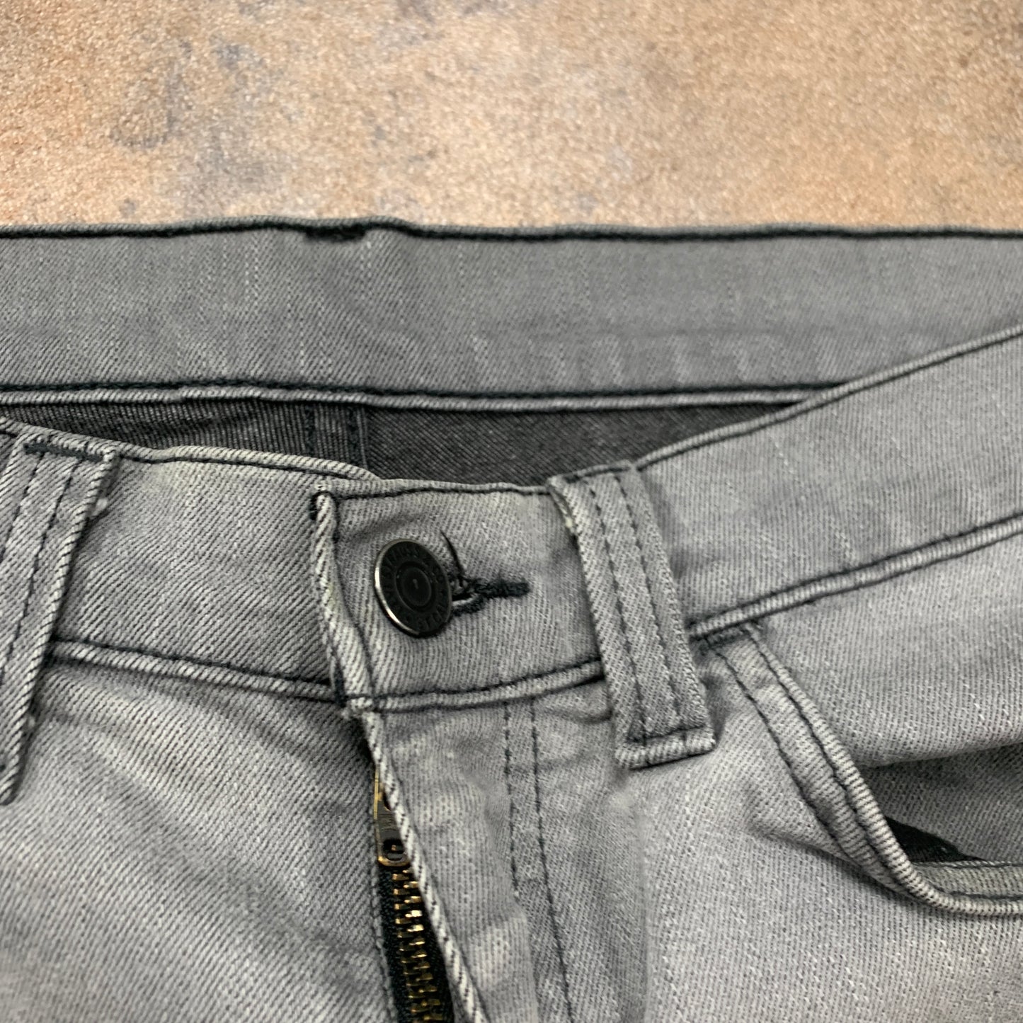 LEVI'S 508 Jeans W32 L32 Mens Slim Fit Straight Grey