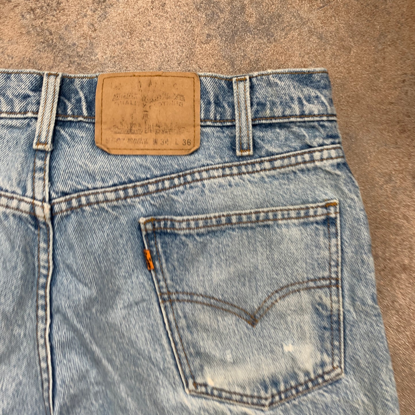 Vintage LEVI'S 550 Jeans W34 L36 Mens Relaxed Fit Straight Blue