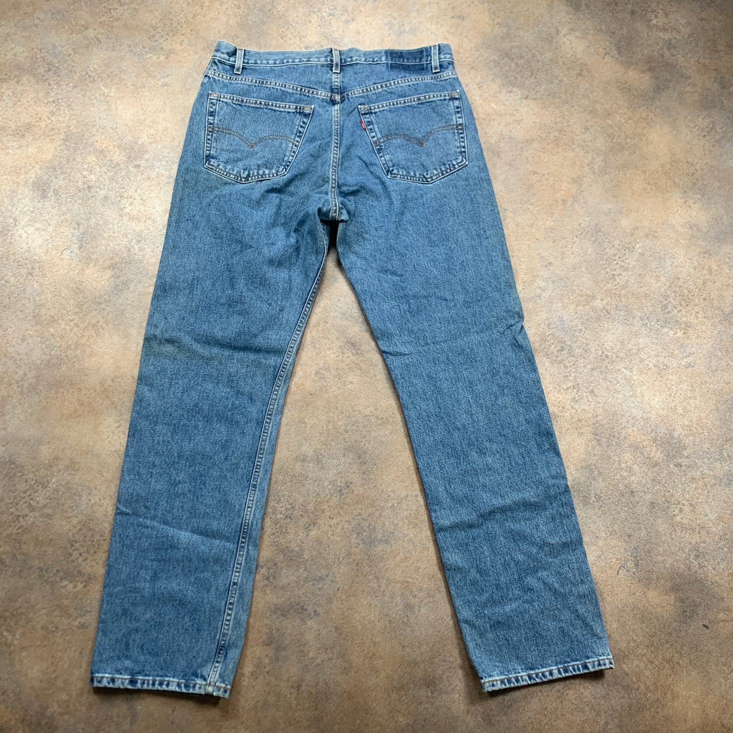 Vintage LEVI'S 505 Jeans W38 L34 Mens Regular Fit Straight Blue