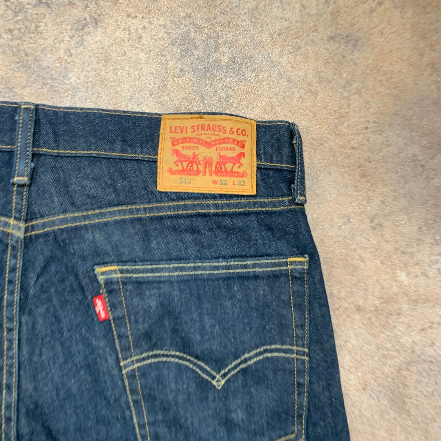 LEVI'S 513 Jeans W32 L30 Mens Slim Fit Blue