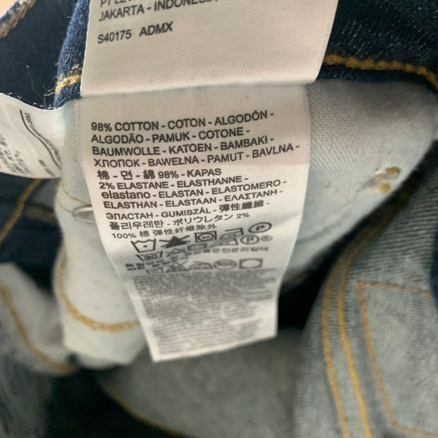 LEVI'S 513 Jeans W32 L30 Mens Slim Fit Blue