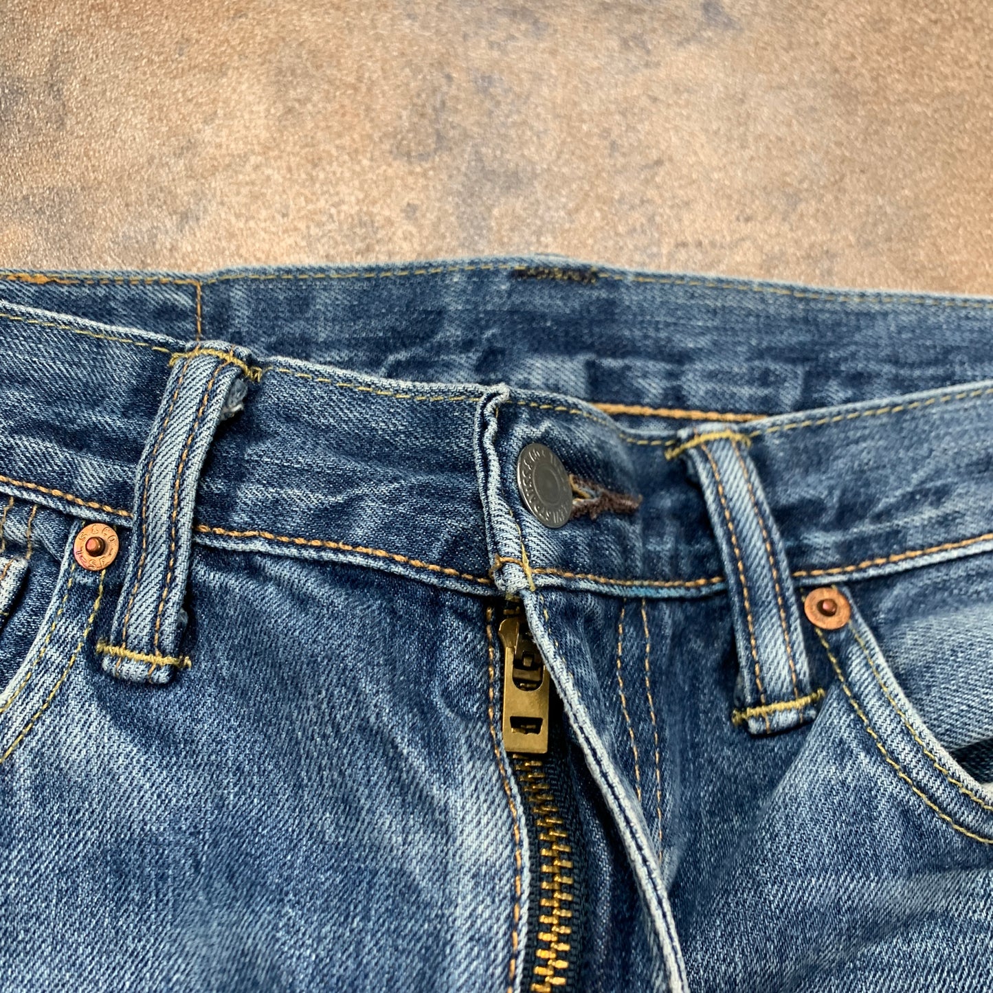 LEVI'S 522 Jeans W30 L29 Mens Slim Fit Tapered Blue