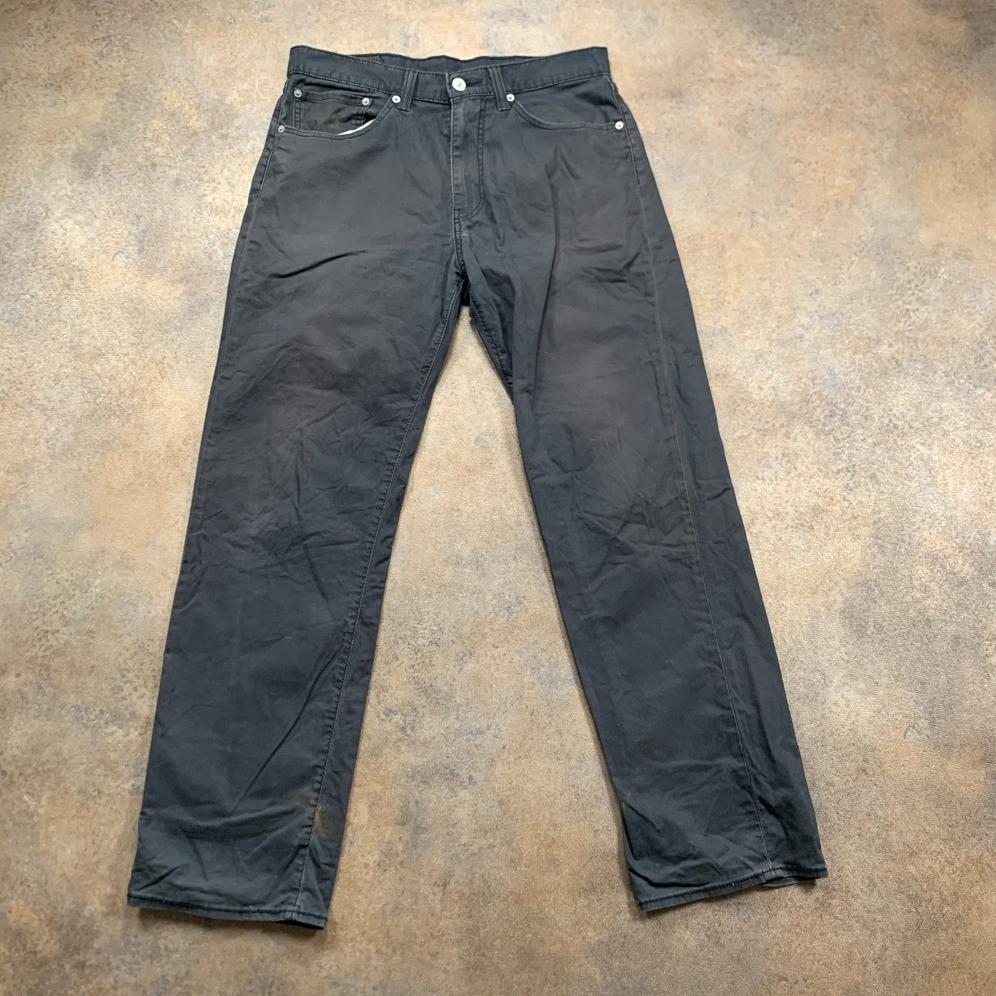 LEVI'S 751 Jeans W34 L32 Mens Regular Fit Straight Grey