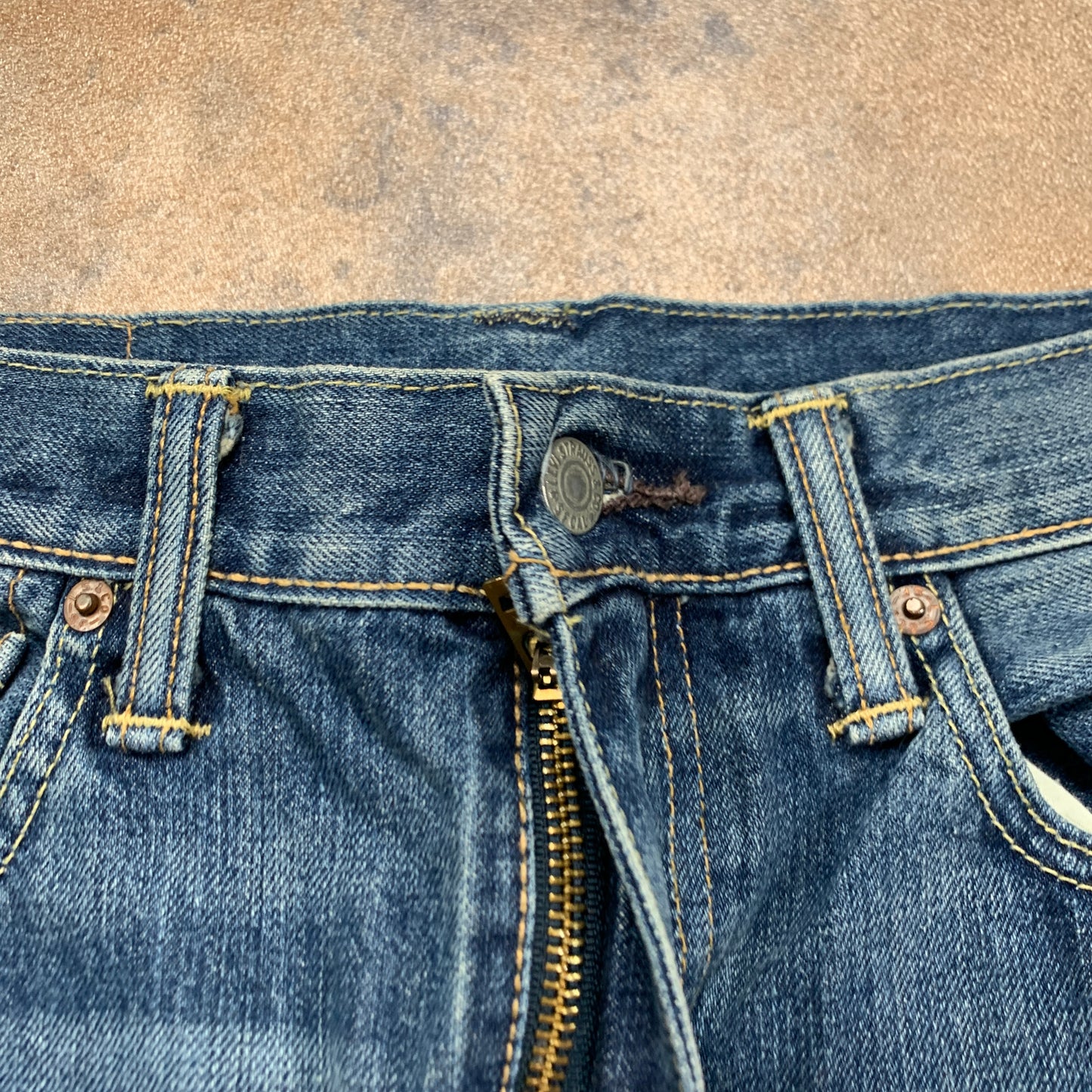 LEVI'S 522 Jeans W29 L32 Mens Slim Fit Tapered Blue