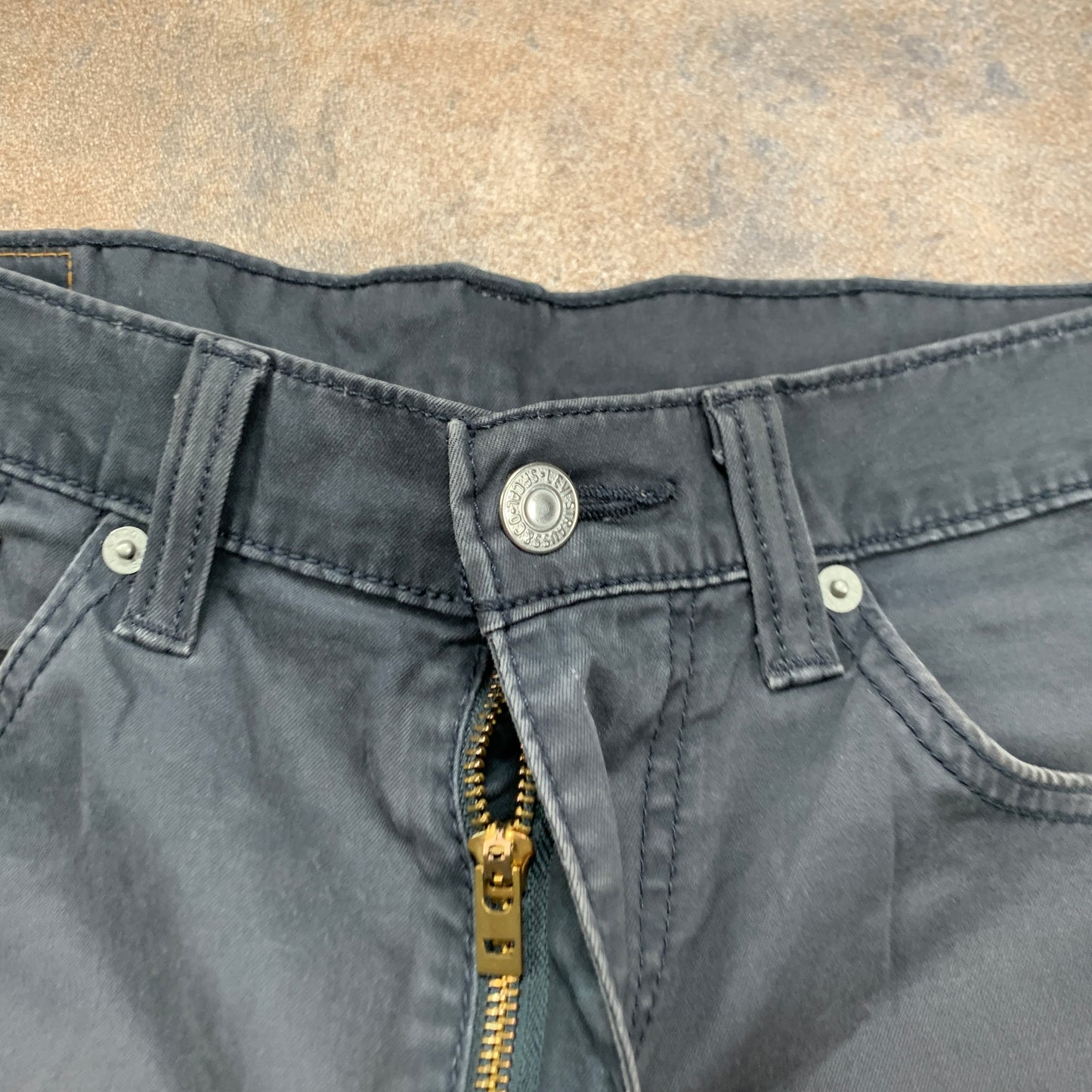 LEVI'S 751 Jeans W34 L32 Mens Regular Fit Straight Grey