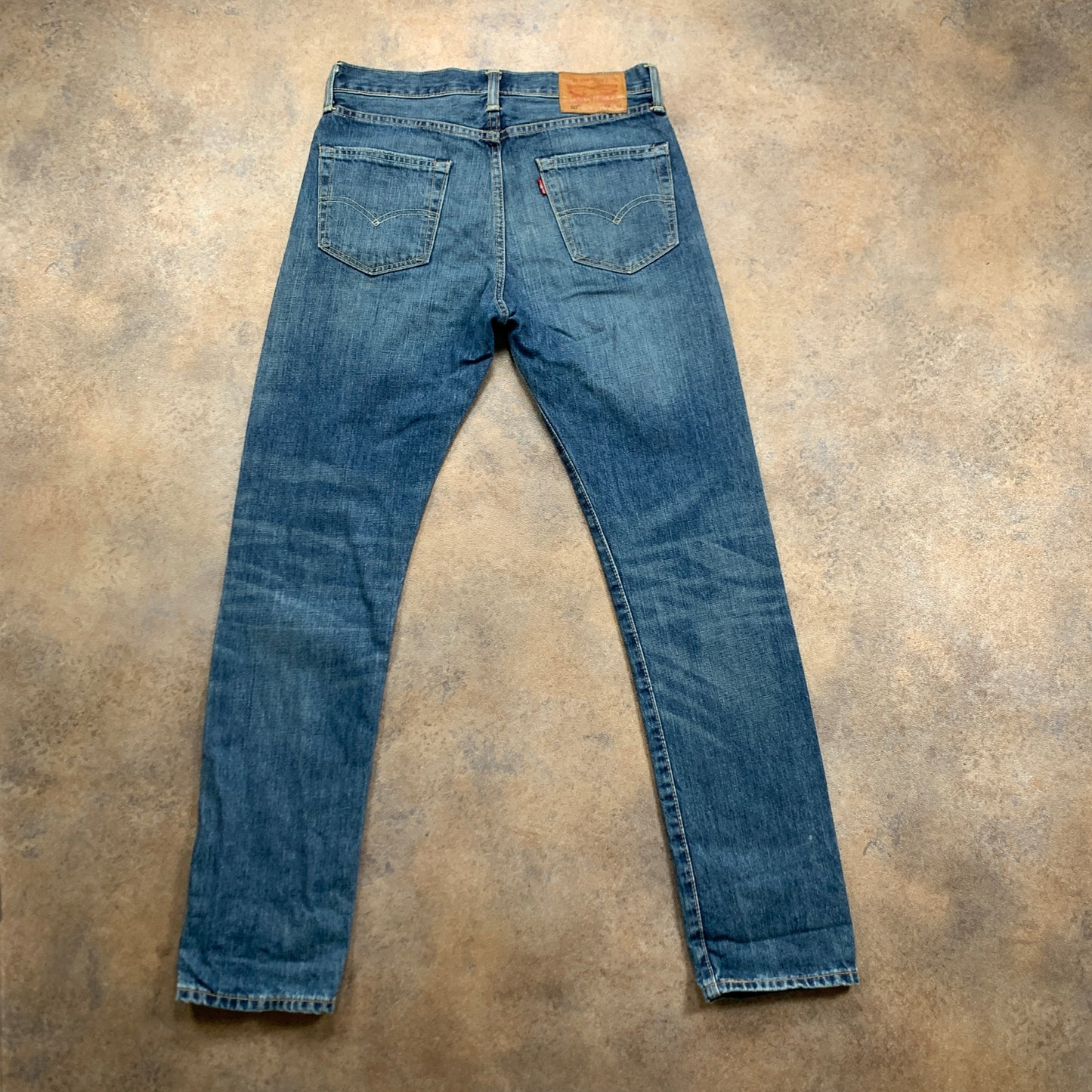 LEVI'S 522 Jeans W29 L32 Mens Slim Fit Tapered Blue