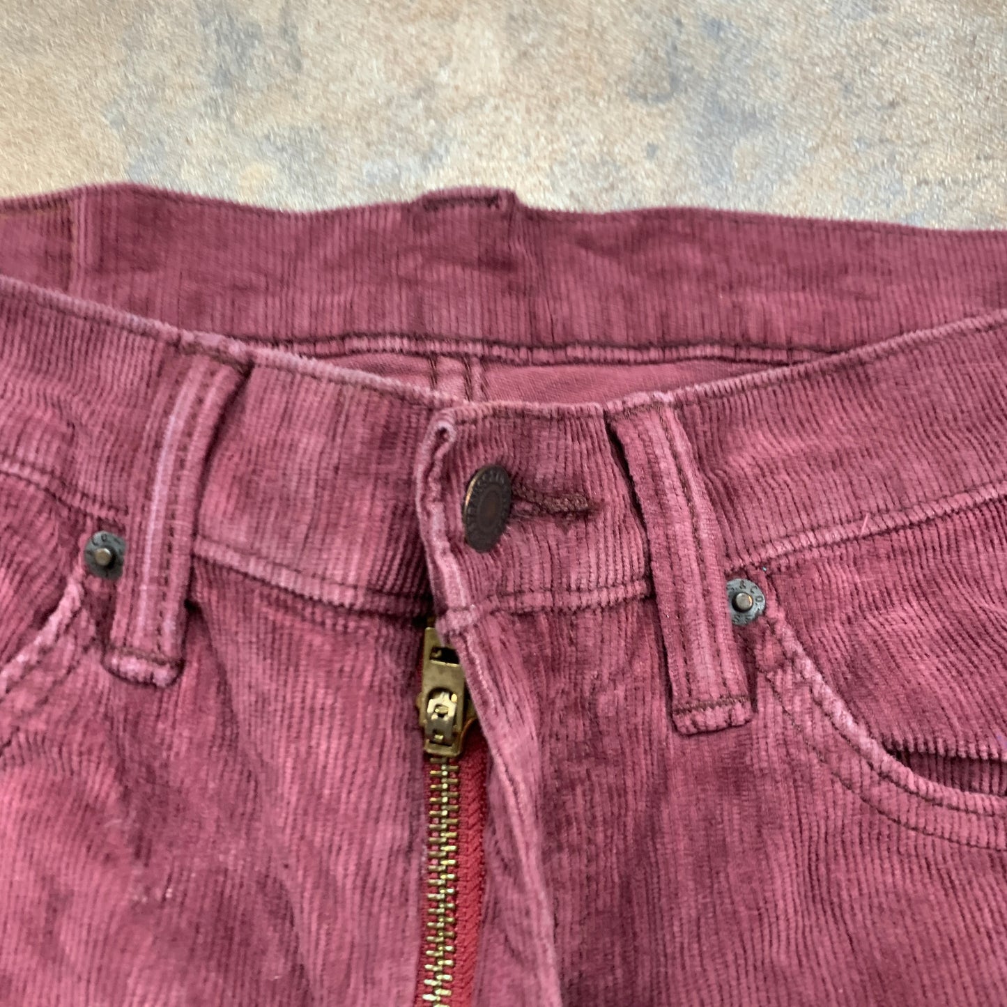 LEVI'S 511 Jeans W29 L29 Mens Slim Fit Purple Corduroy