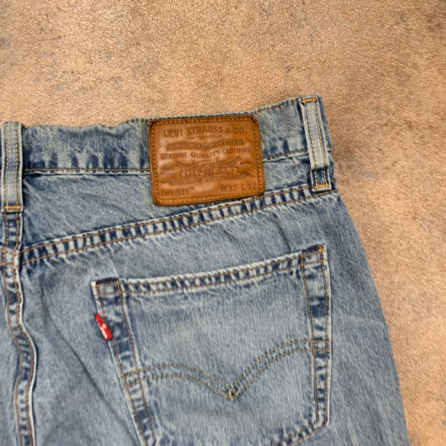 LEVI'S 511 Jeans W32 L27 Mens Slim Fit Blue
