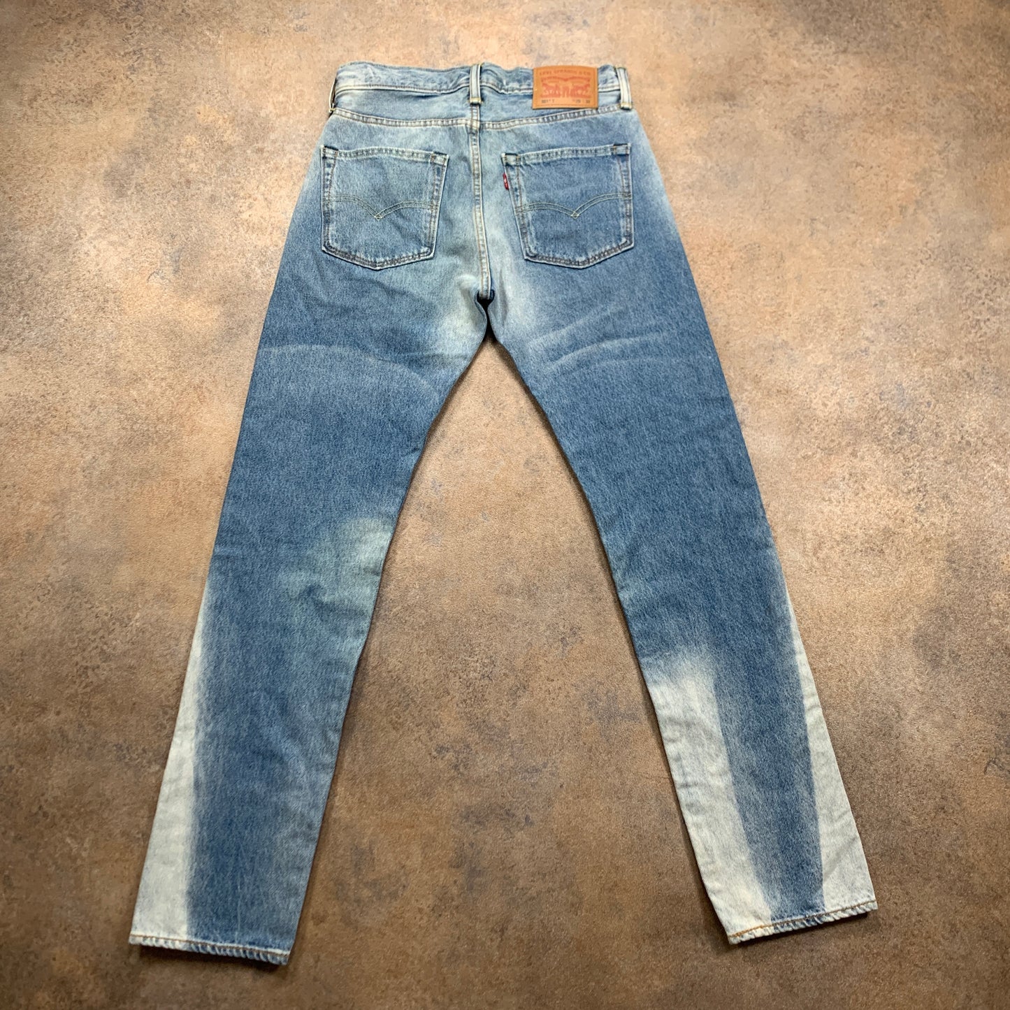 LEVI'S 501 Jeans W29 L32 Mens Slim Fit Straight Blue