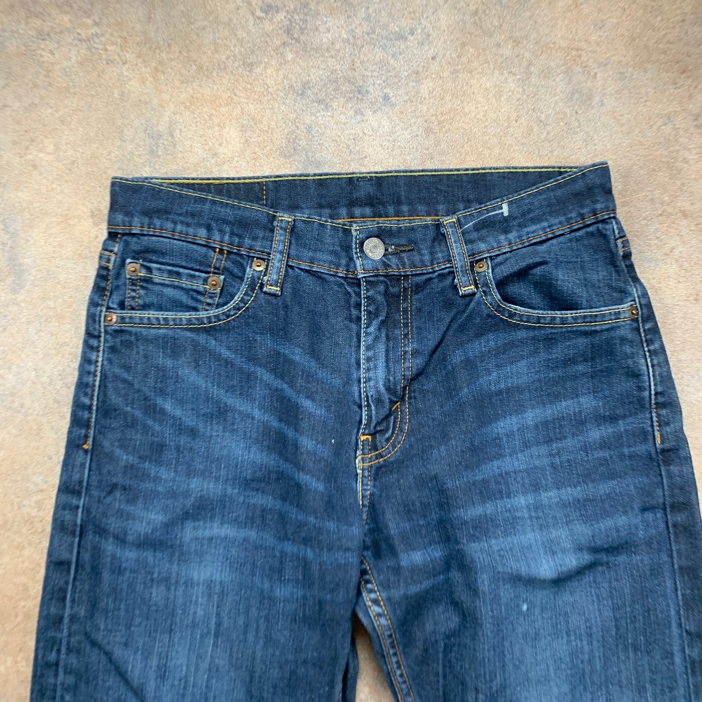 LEVI'S 504 Jeans W29 L28 Mens Regular Fit Straight Blue