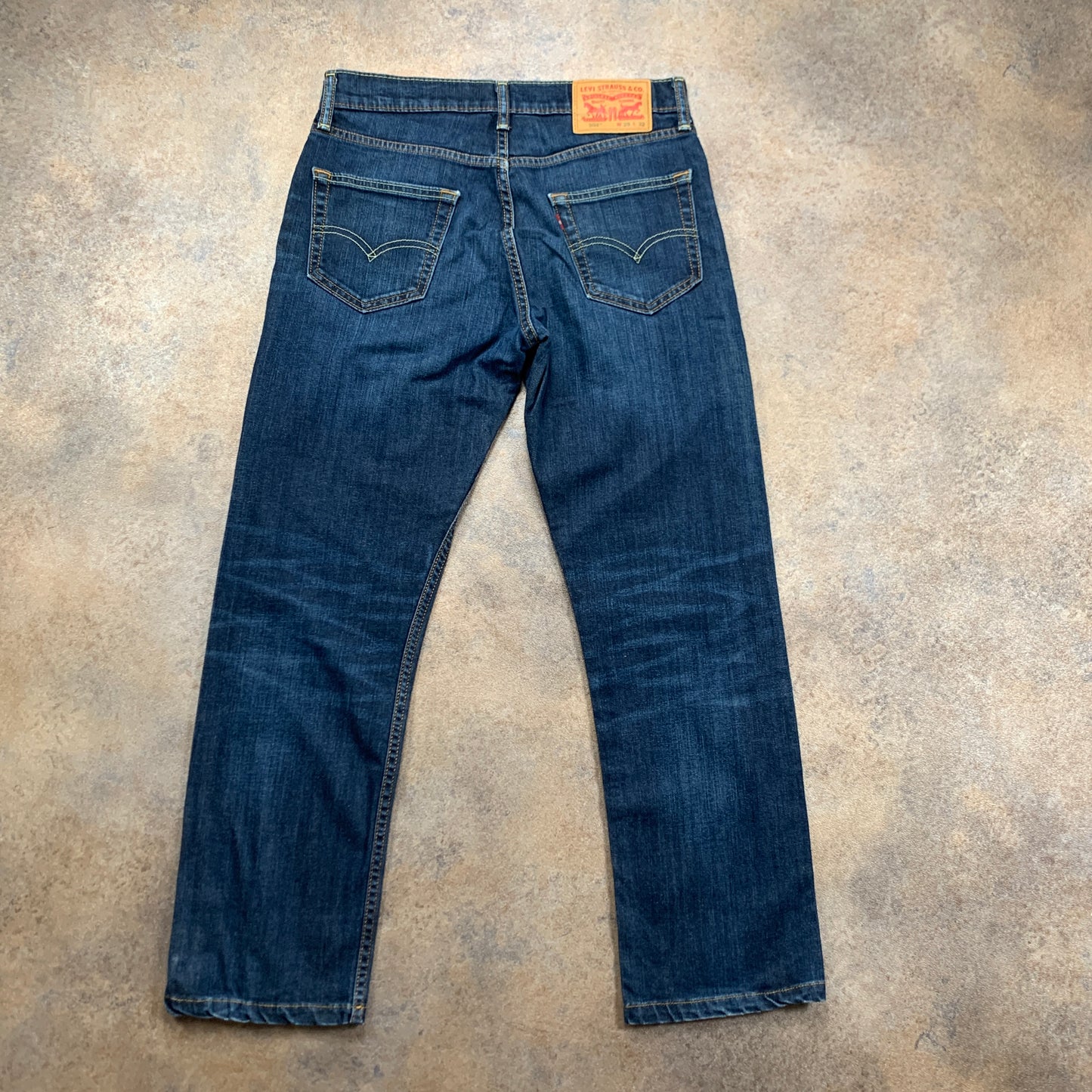 LEVI'S 504 Jeans W29 L28 Mens Regular Fit Straight Blue