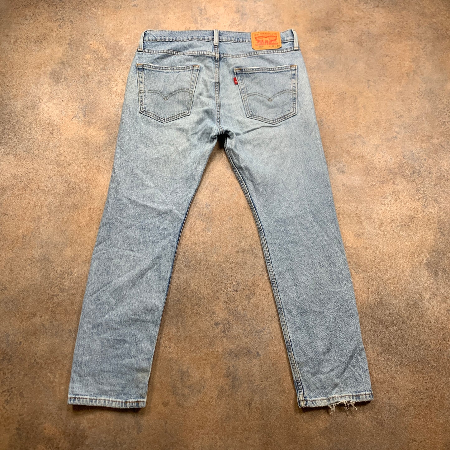 LEVI'S 512 Jeans W33 L29 Mens Slim Fit Tapered Blue