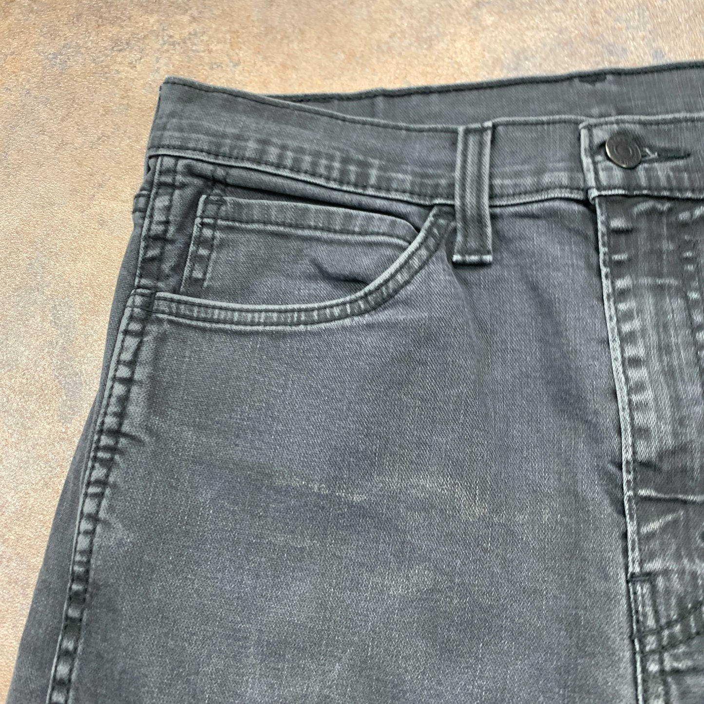 LEVI'S 522 Jeans W32 L30 Mens Slim Fit Tapered Grey