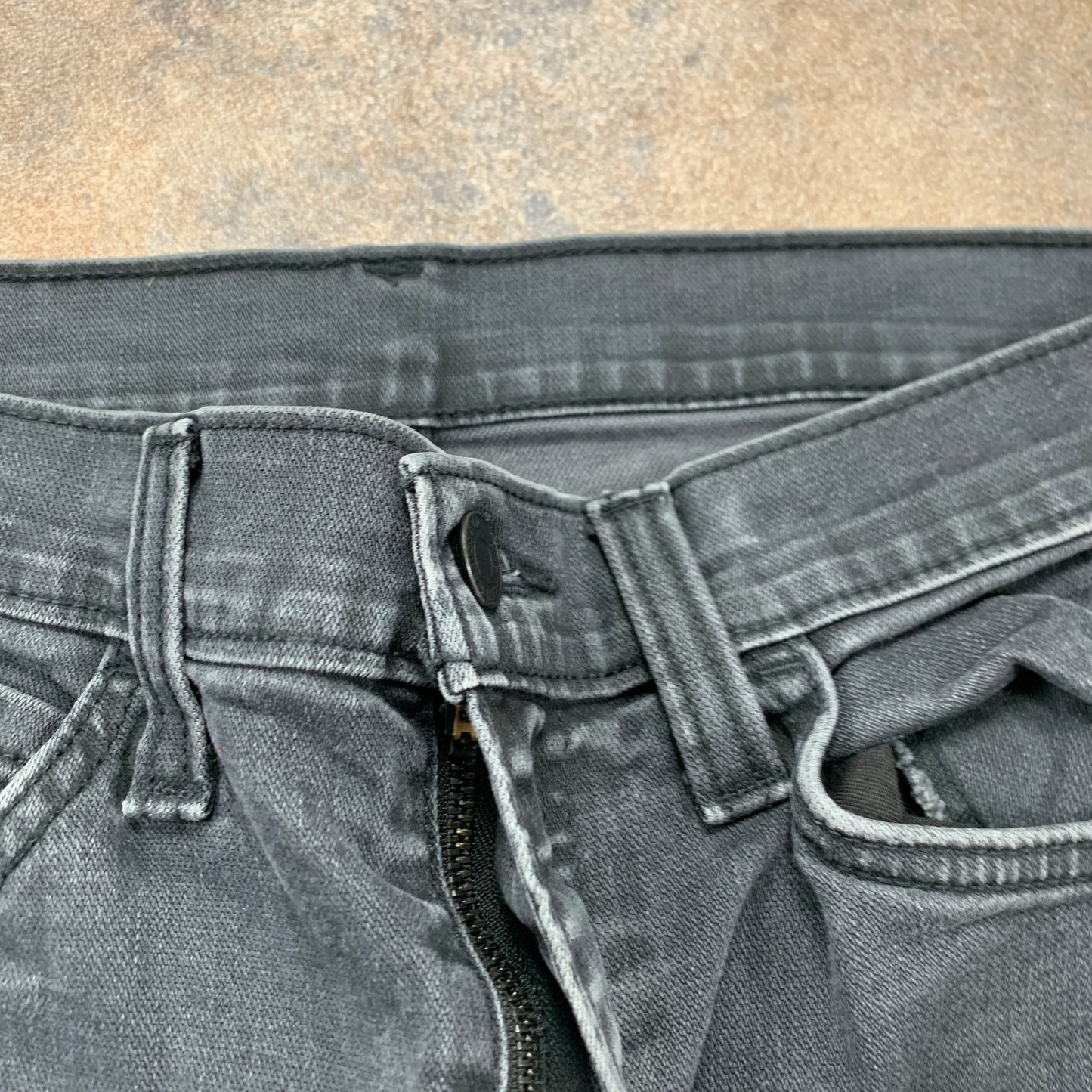 LEVI'S 522 Jeans W32 L30 Mens Slim Fit Tapered Grey