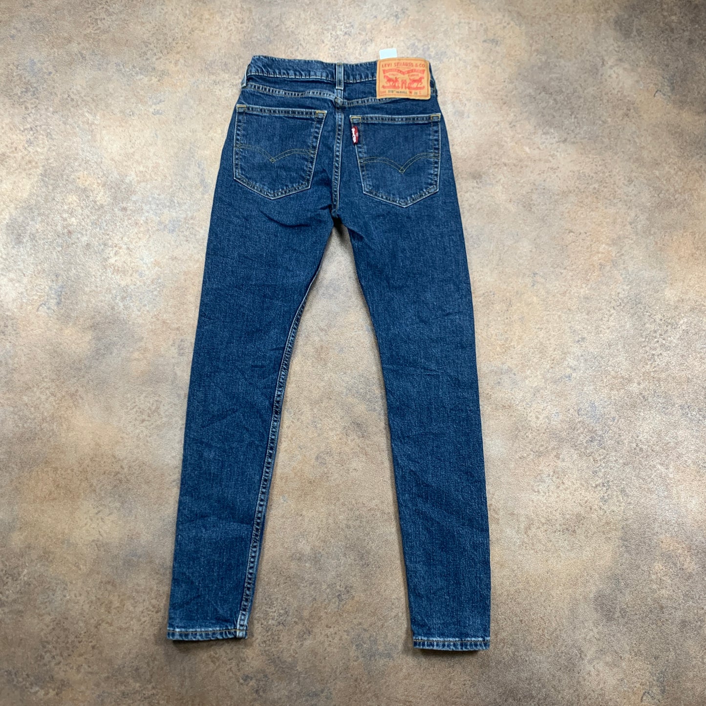 LEVI'S 519 Jeans W28 L29 Mens Skinny Fit Blue