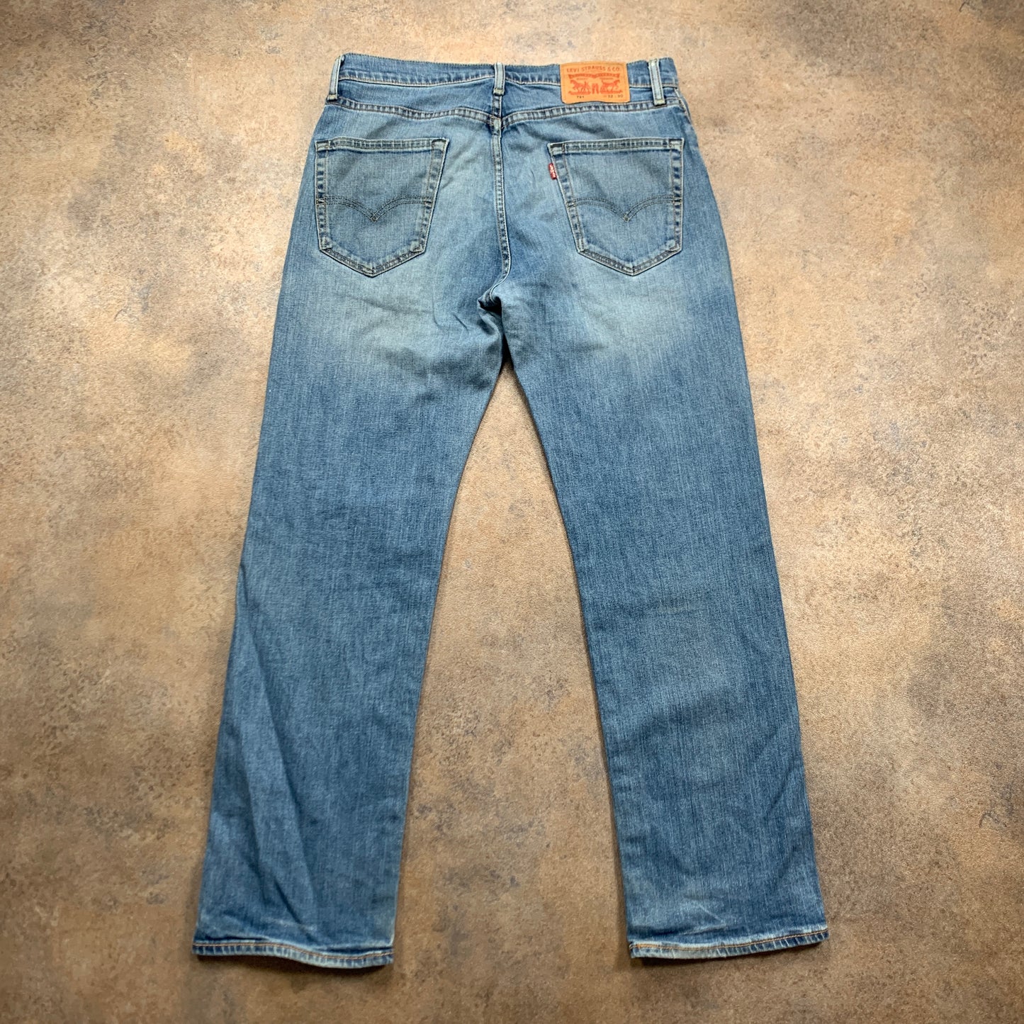 LEVI'S 751 Jeans W32 L30 Mens Regular Fit Straight Blue