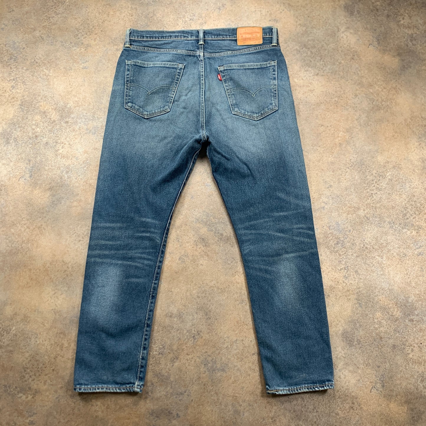 LEVI'S 522 Jeans W36 L30 Mens Slim Fit Tapered Blue