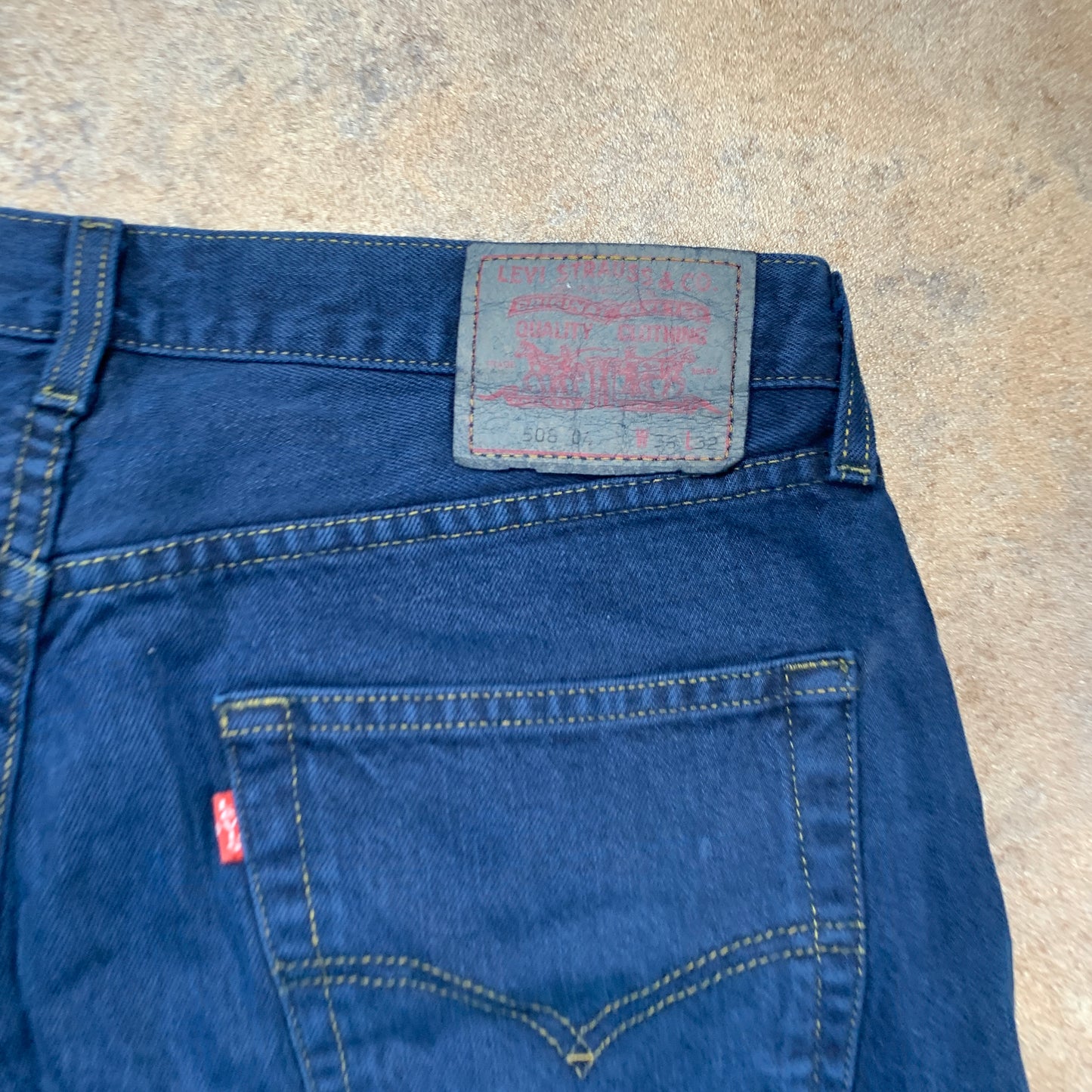 Vintage LEVI'S 508 Jeans W36 L32 Mens Relaxed Fit Straight Blue