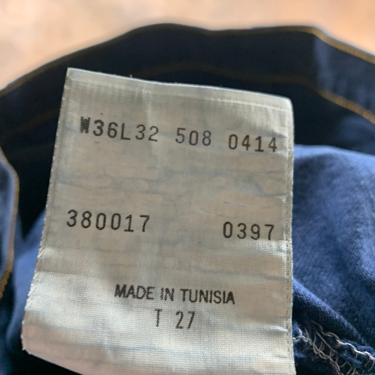 Vintage LEVI'S 508 Jeans W36 L32 Mens Relaxed Fit Straight Blue