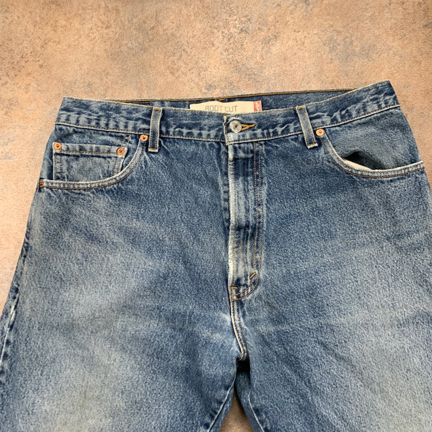 Vintage LEVI'S 517 Jeans W36 L30 Mens Bootcut Fit Blue