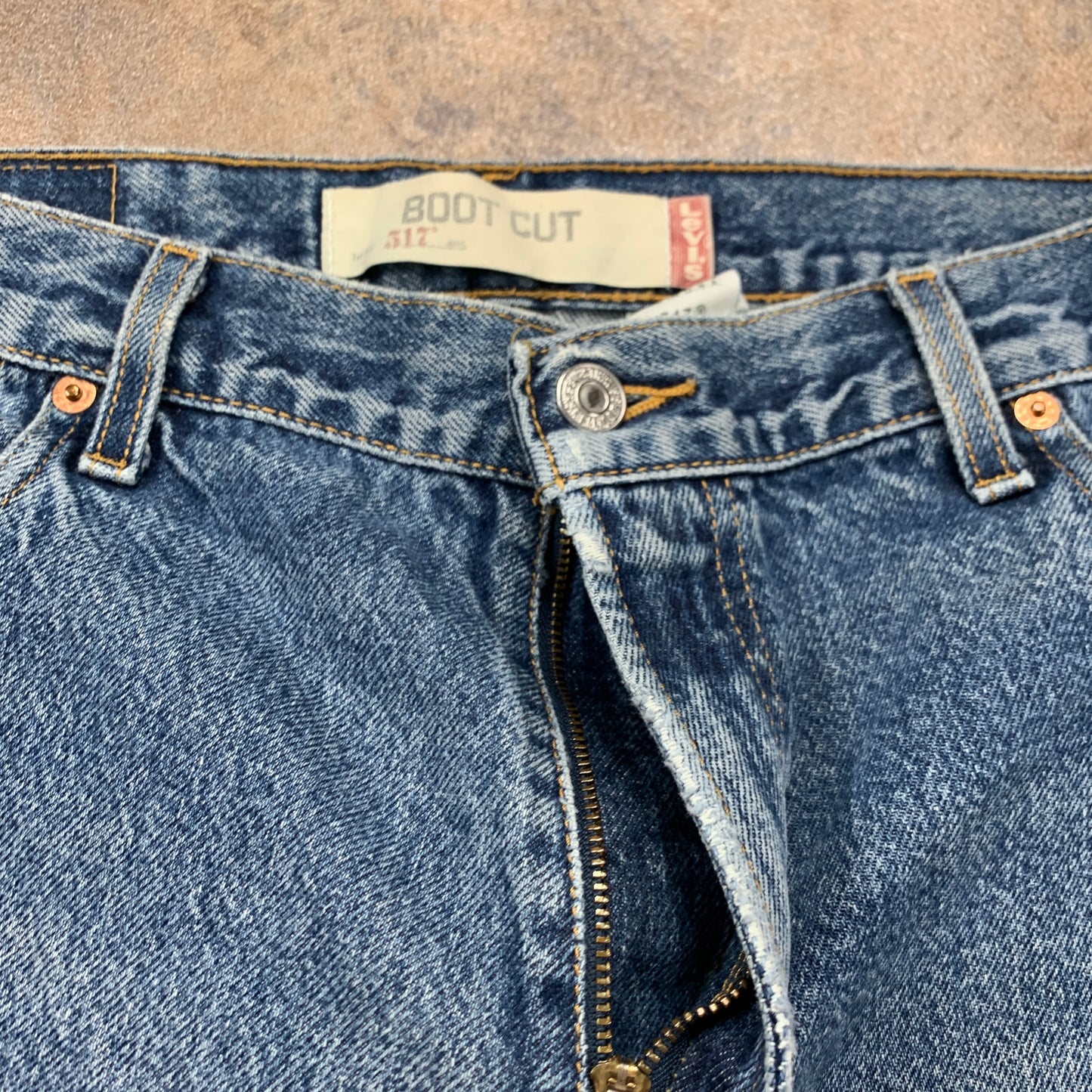 Vintage LEVI'S 517 Jeans W36 L30 Mens Bootcut Fit Blue