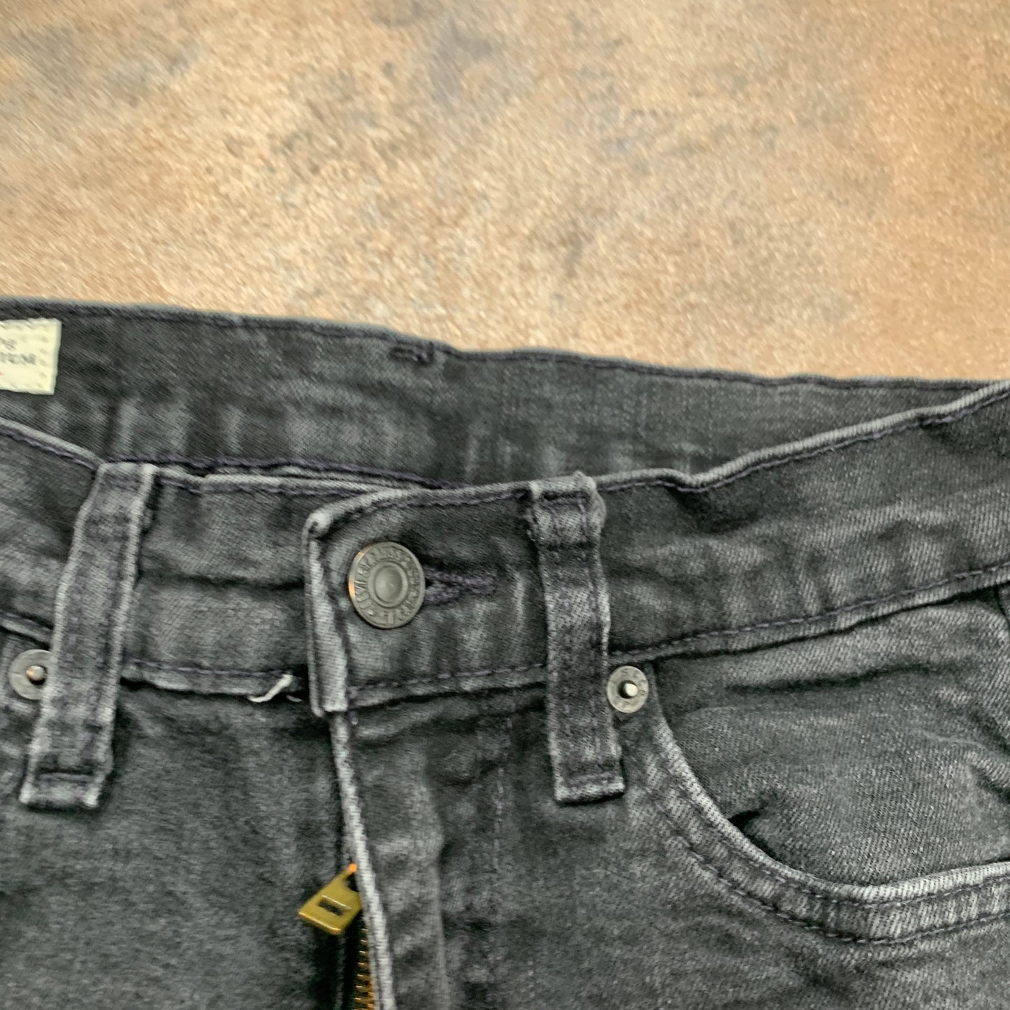 LEVI'S 519 Jeans W27 L29 Mens Skinny Fit Grey