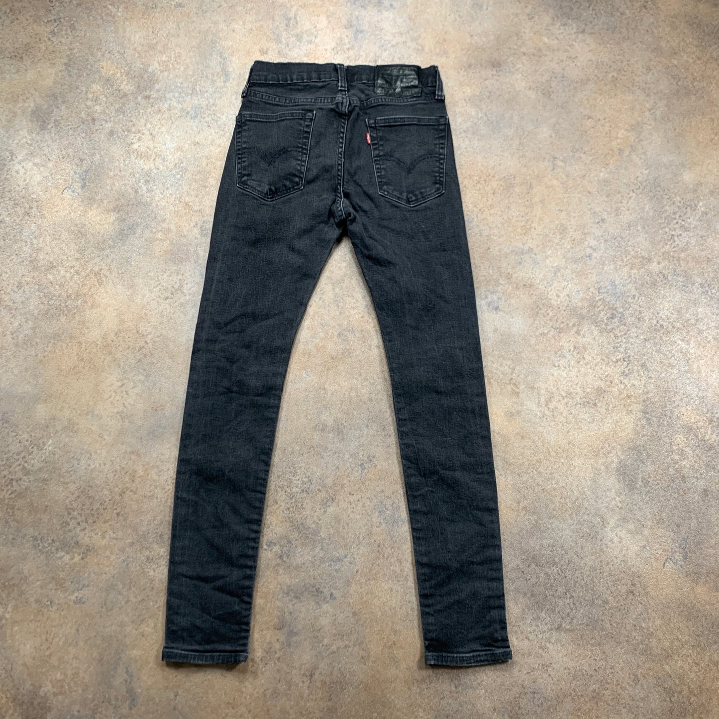LEVI'S 519 Jeans W27 L29 Mens Skinny Fit Grey