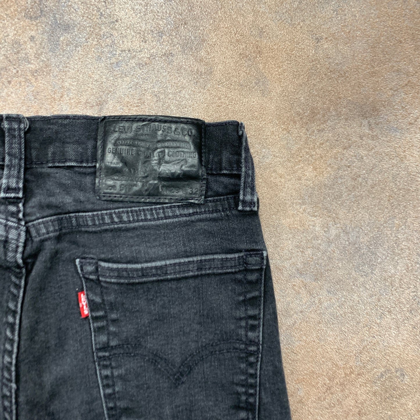 LEVI'S 519 Jeans W27 L29 Mens Skinny Fit Grey