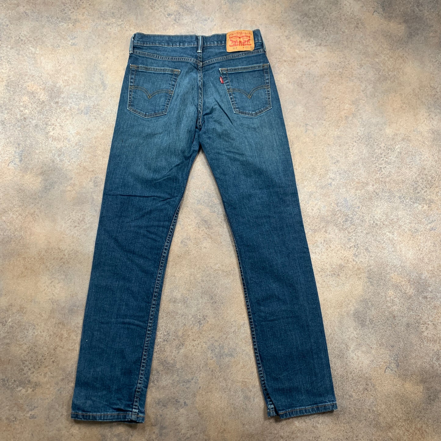 LEVI'S 514 Jeans W29 L31 Mens Regular Fit Straight Blue