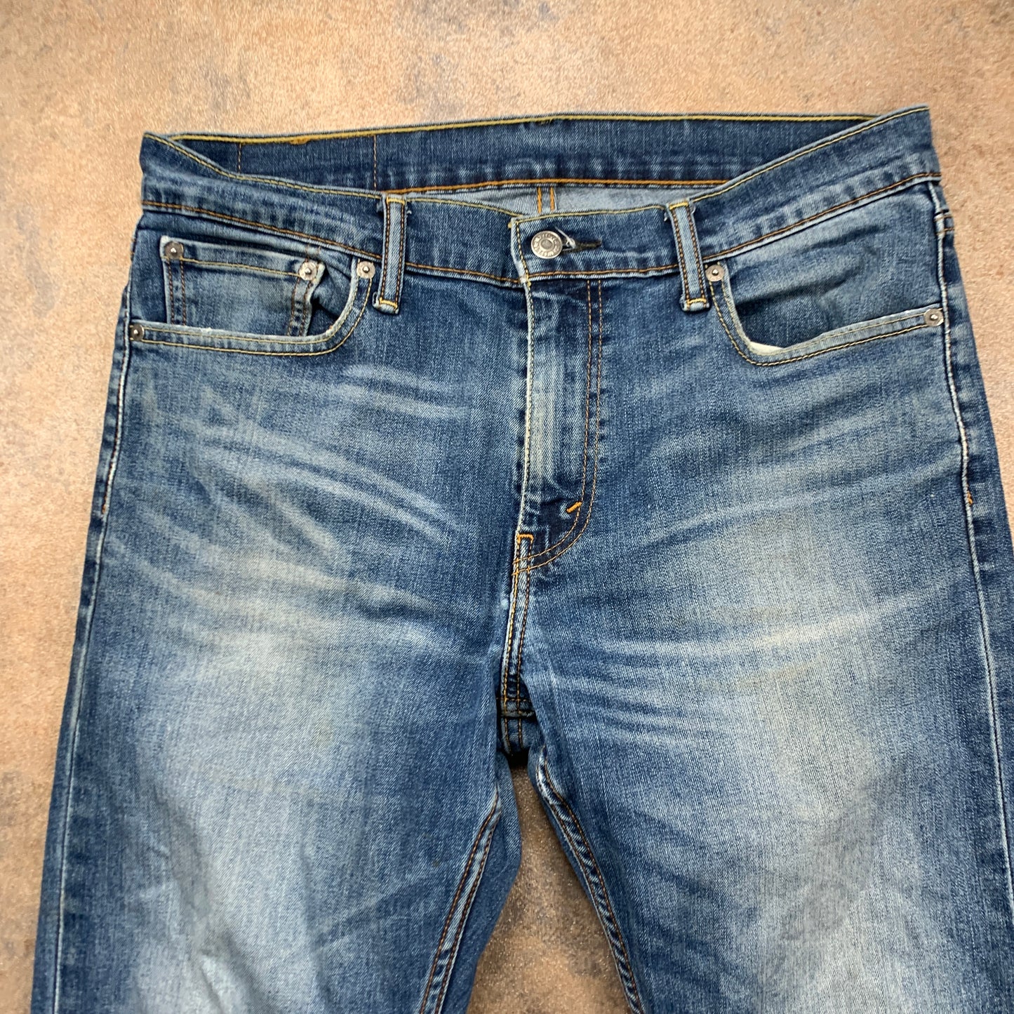 LEVI'S 504 Jeans W32 L32 Mens Regular Fit Straight Blue