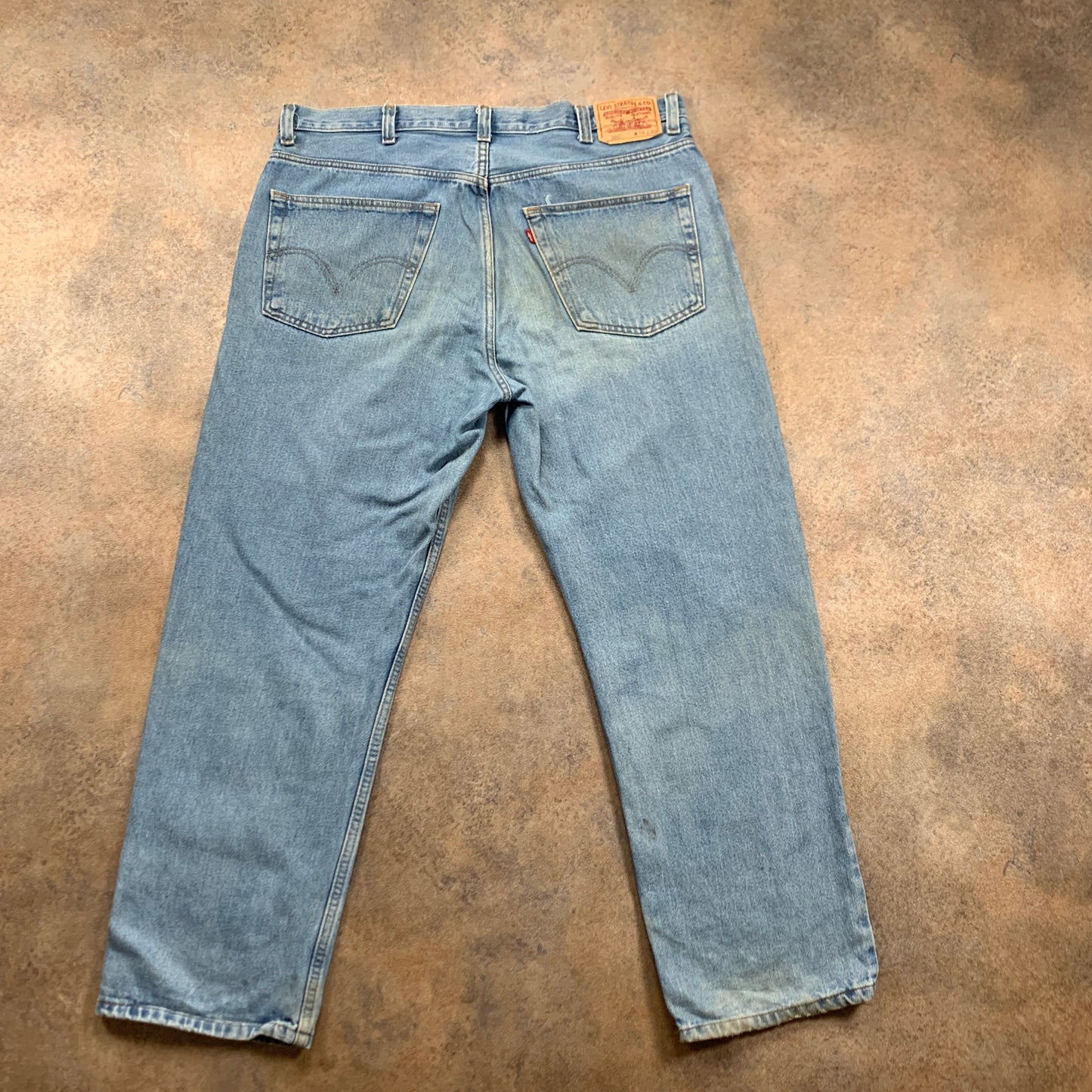 Vintage LEVI'S 550 Jeans W39 L30 Mens Relaxed Fit Straight Blue