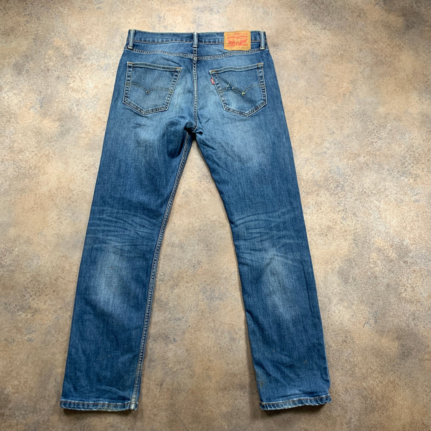 LEVI'S 504 Jeans W32 L32 Mens Regular Fit Straight Blue