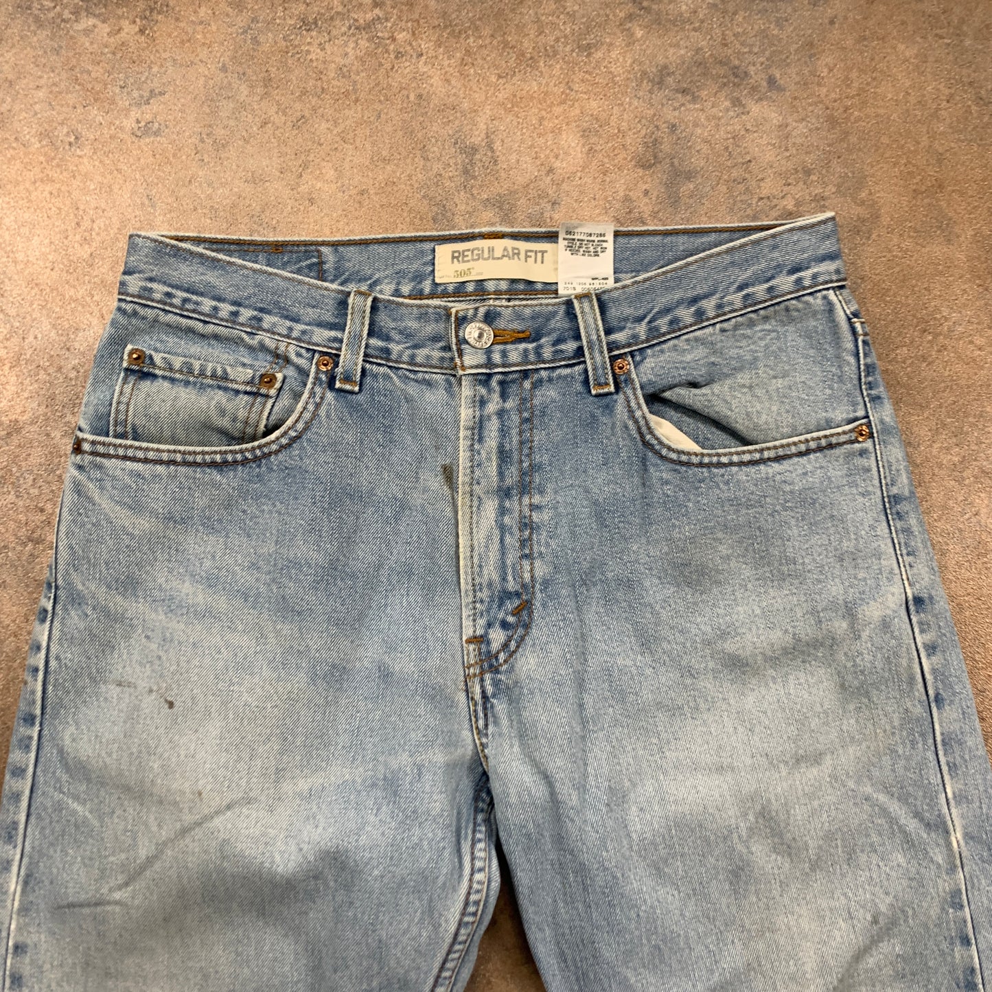 Vintage LEVI'S 505 Jeans W32 L27 Mens Regular Fit Straight Blue
